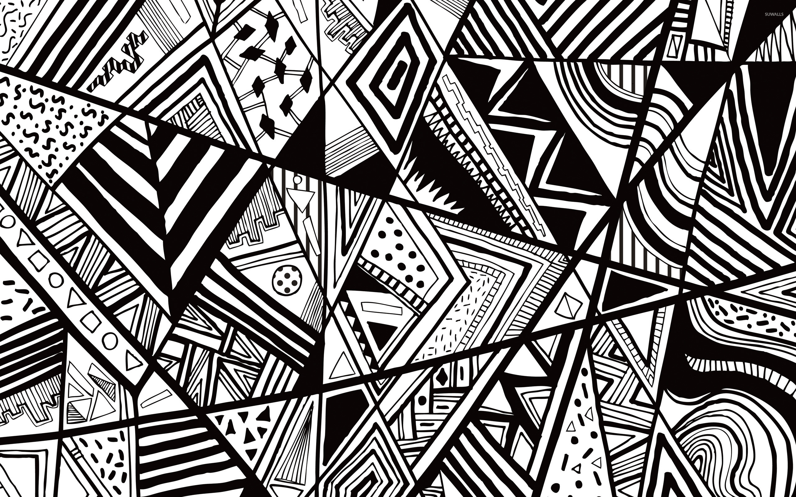 Black and white doodle wallpaper wallpaper