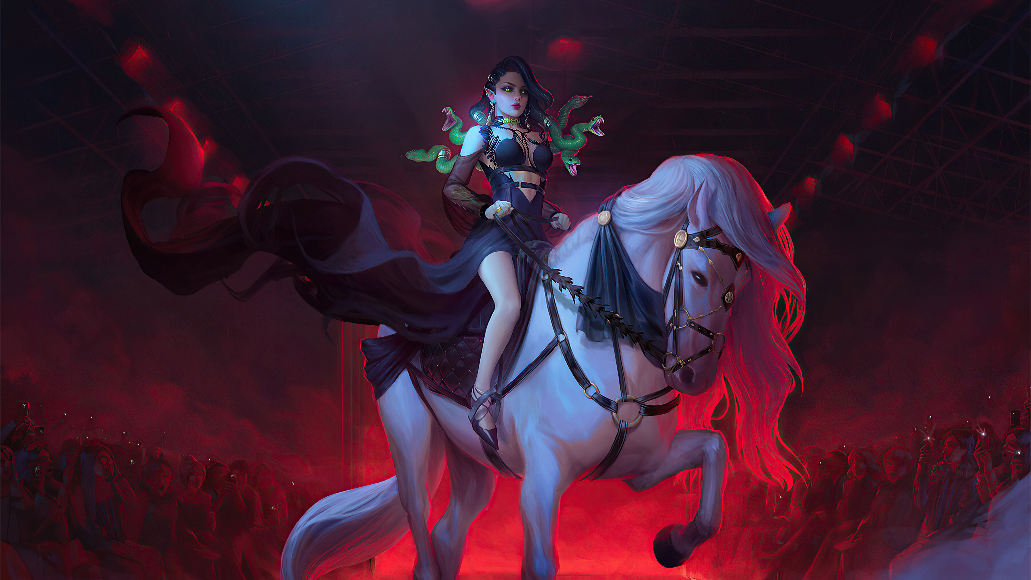 Mythgard Gorgon Elly, HD Artist, 4k Wallpaper, Image, Background, Photo and Picture