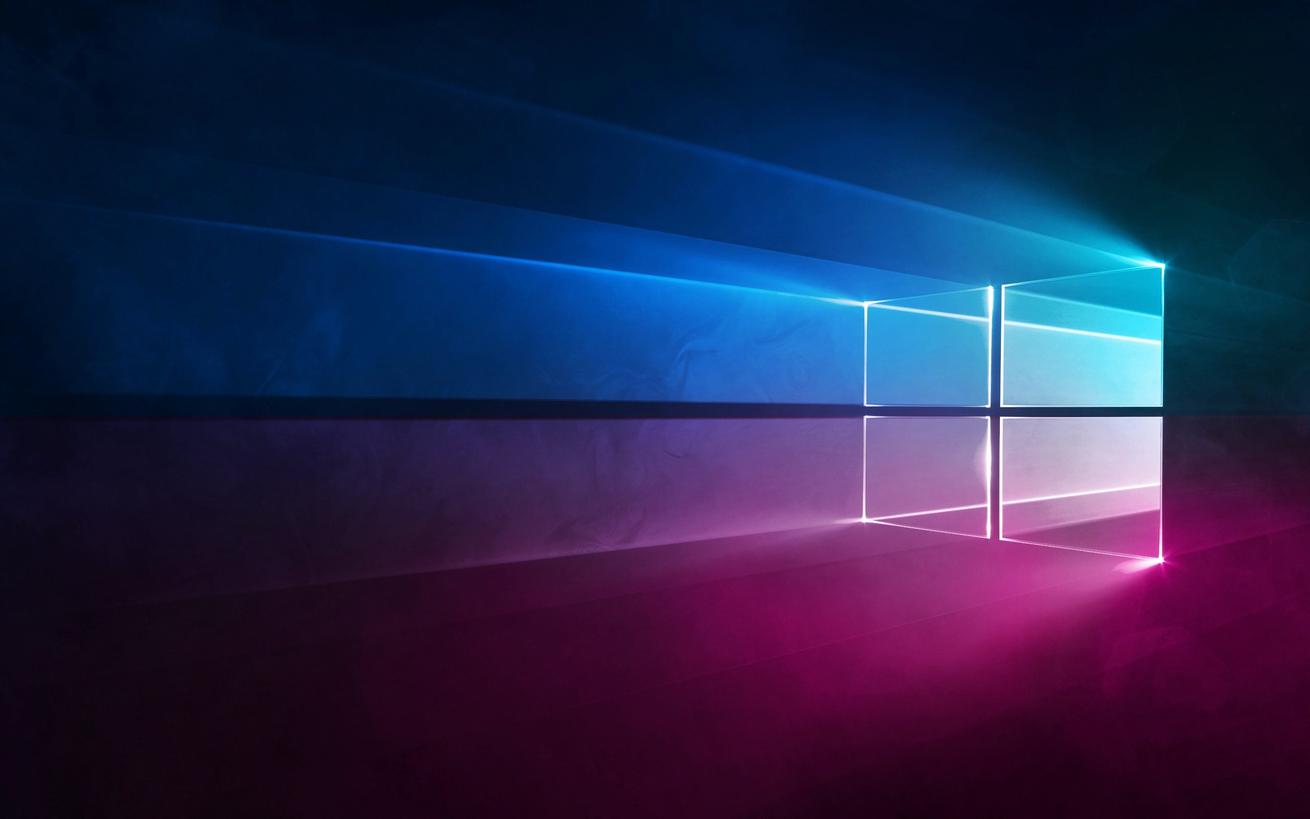 Wallpaper, 2560x1600 px, blue, gradient, Microsoft, purple, Windows 10 2560x1600