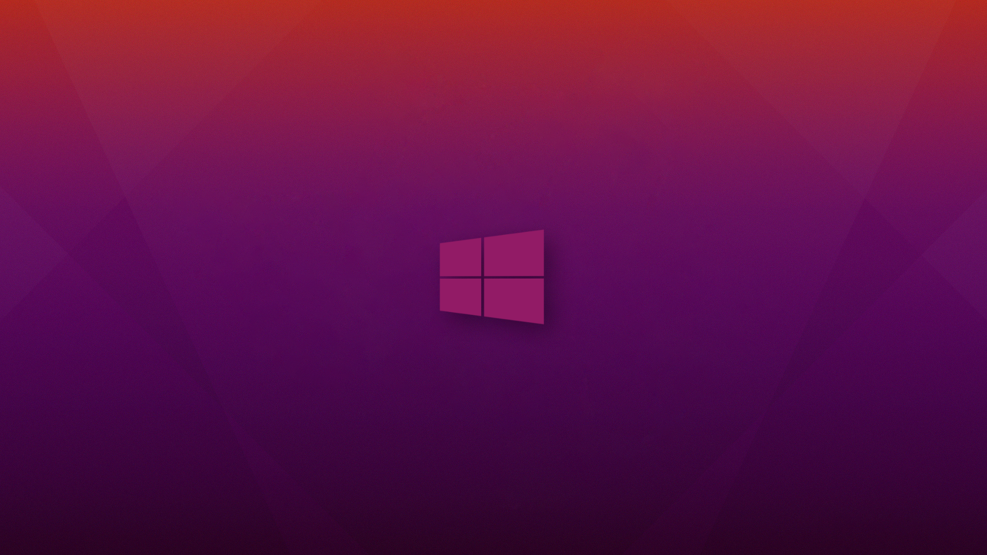 Wallpaper, Windows 10, purple background, pink, logo 1920x1080
