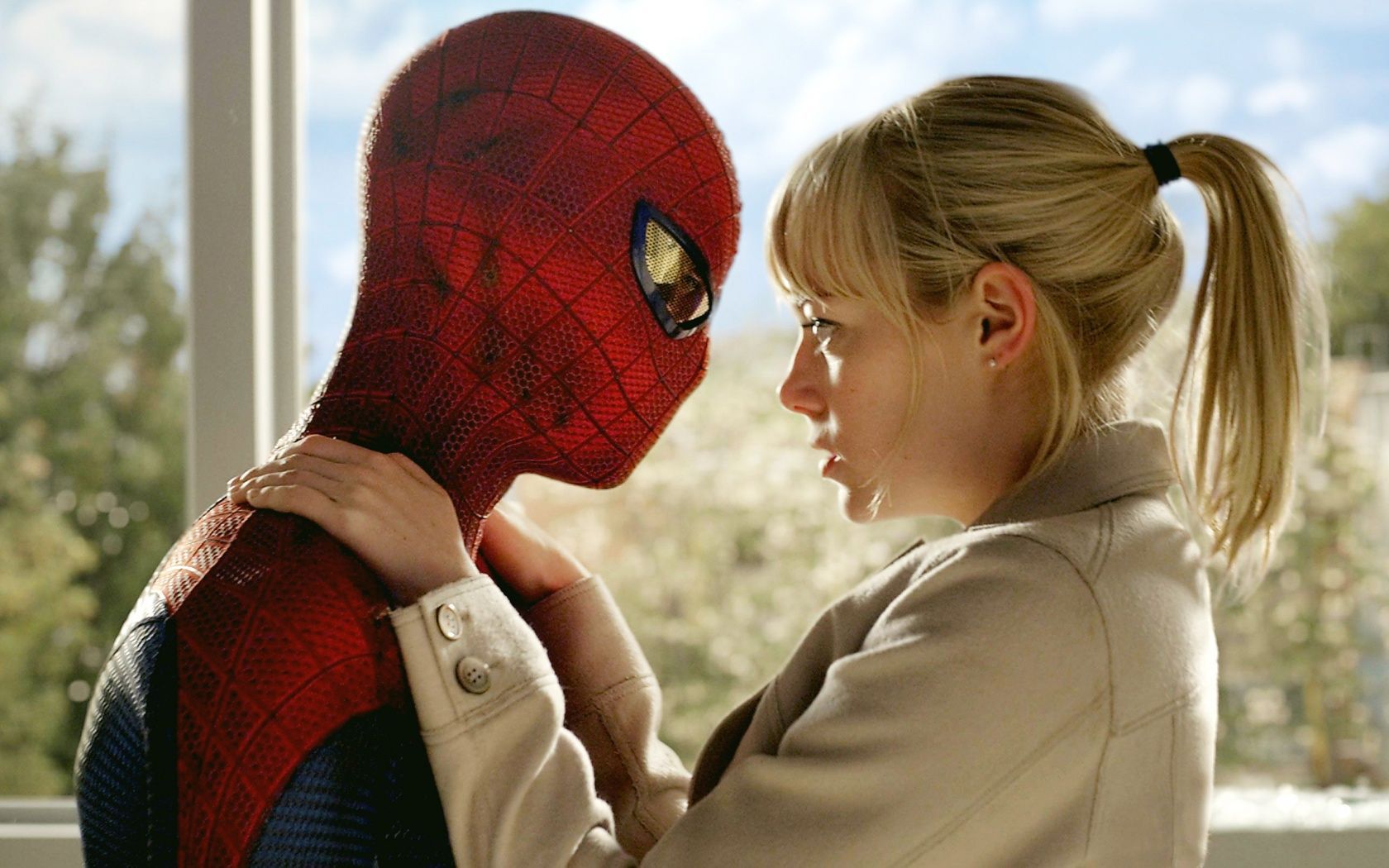 Amazing Spider Man Love Kiss wallpaper. Gwen stacy, Spiderman, Amazing spiderman