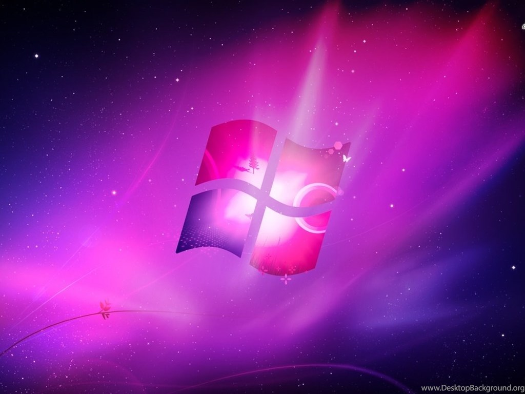Purple Windows Logo Wallpaper Computer Wallpaper Desktop Background
