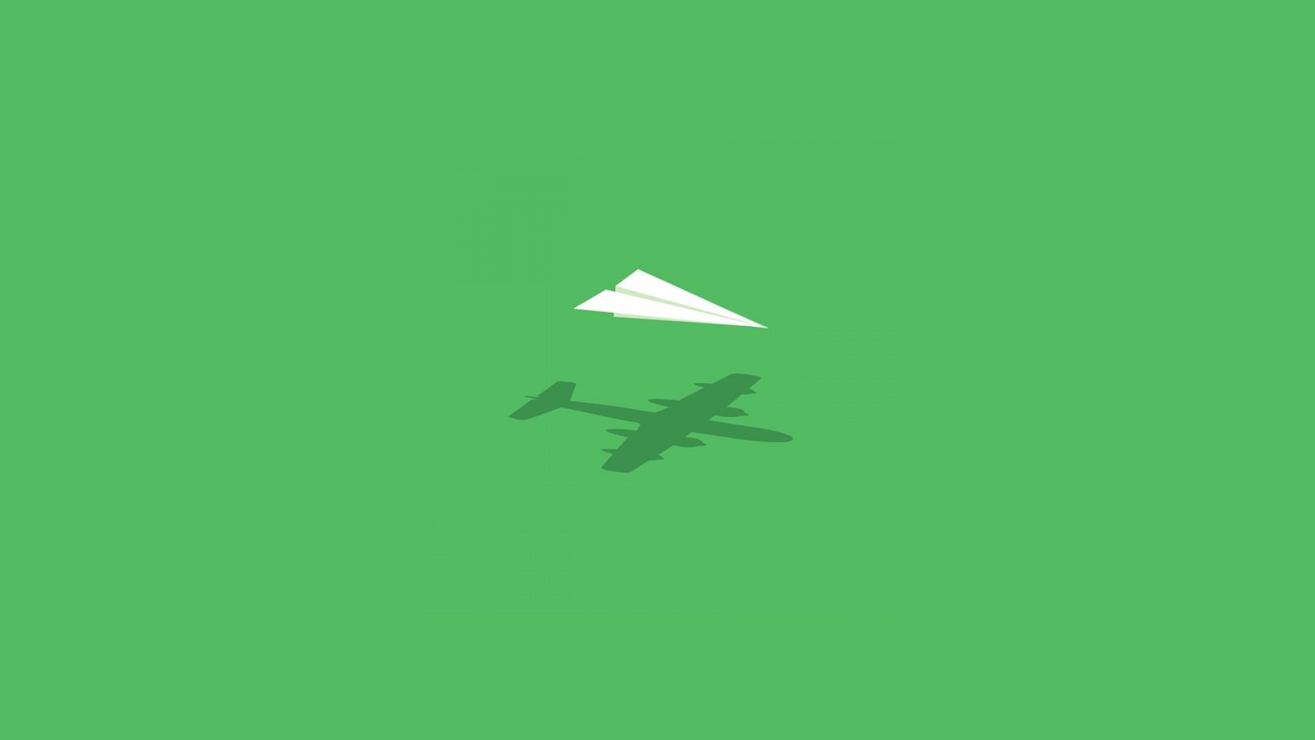 #simple, #minimalism, #paper planes, #artwork, #green background wallpaper. Mocah HD Wallpaper