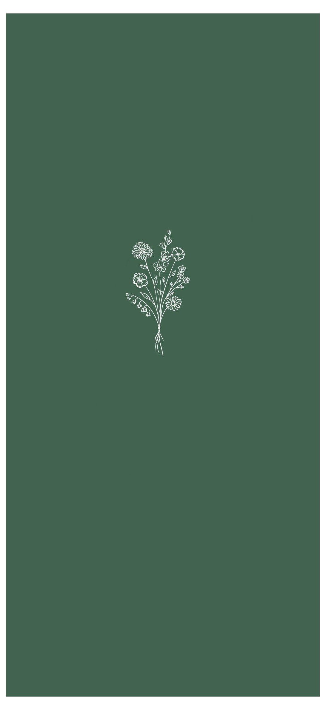 Green ♡ #green #minimalist #wallpaper #greenminimalistwallpaper. Minimalist wallpaper, Plain wallpaper iphone, Widget design
