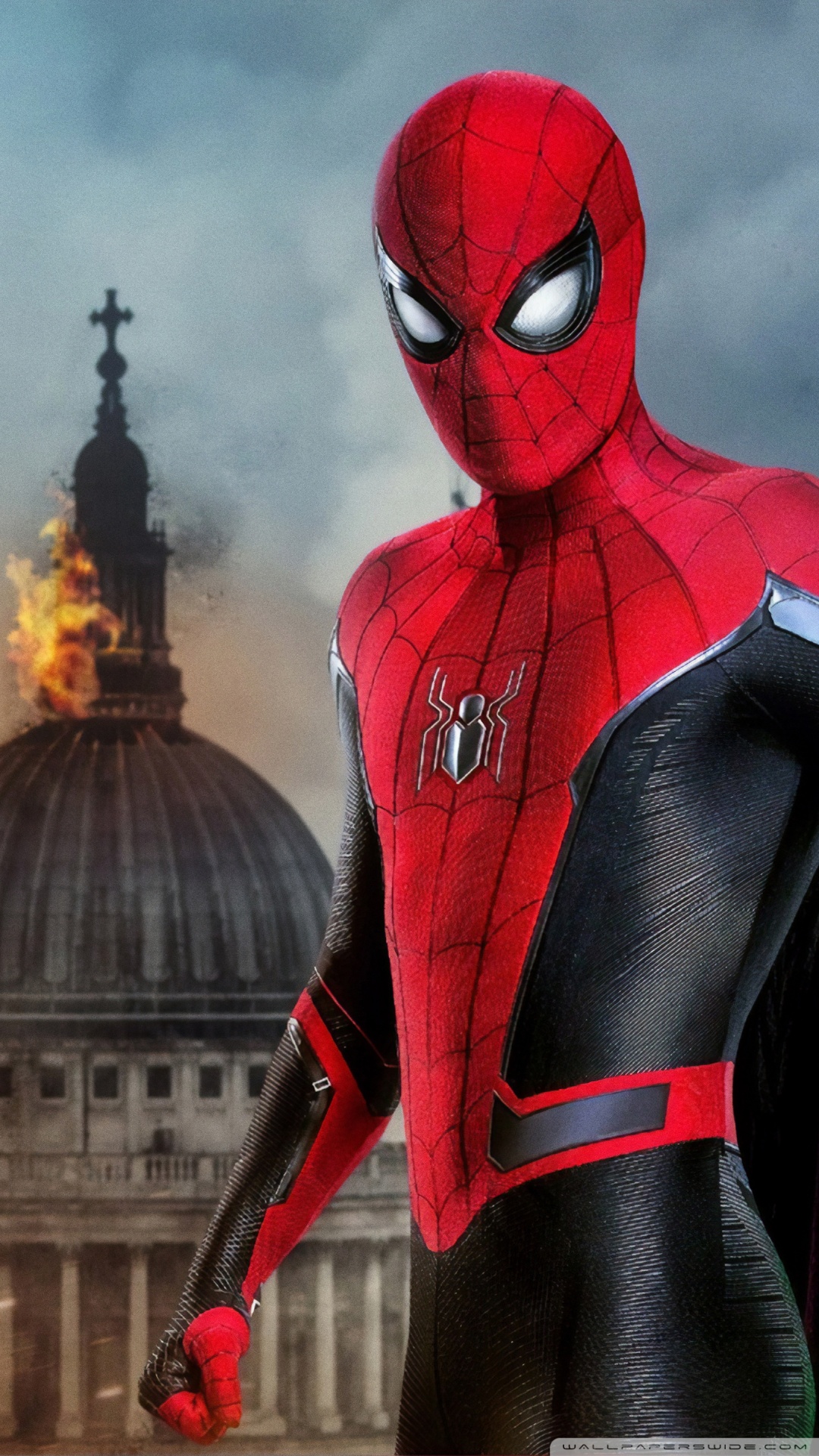 spiderman mobile wallpaper, superhero, fictional character, hero, suit actor, costume