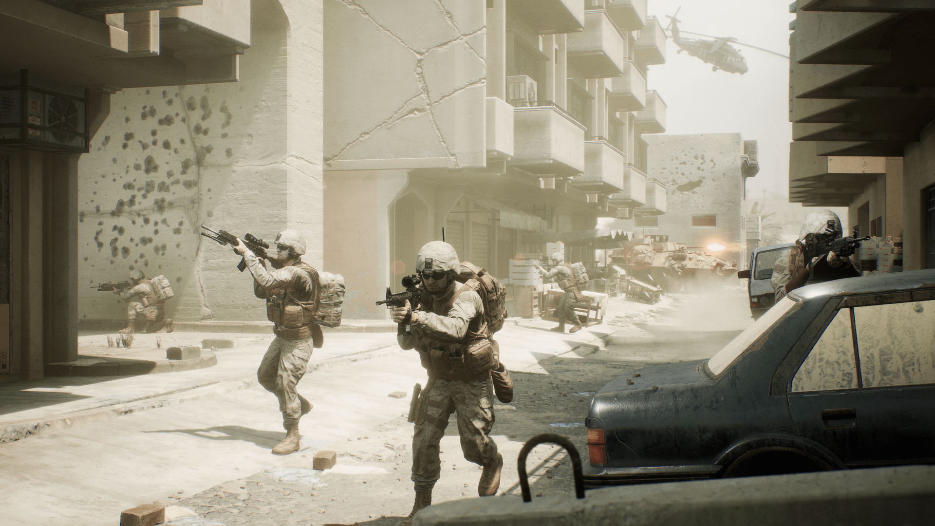 Full picture of US Marines in Fallujah used for the header in the new map's dev blog. [1980x1080]: joinsquad