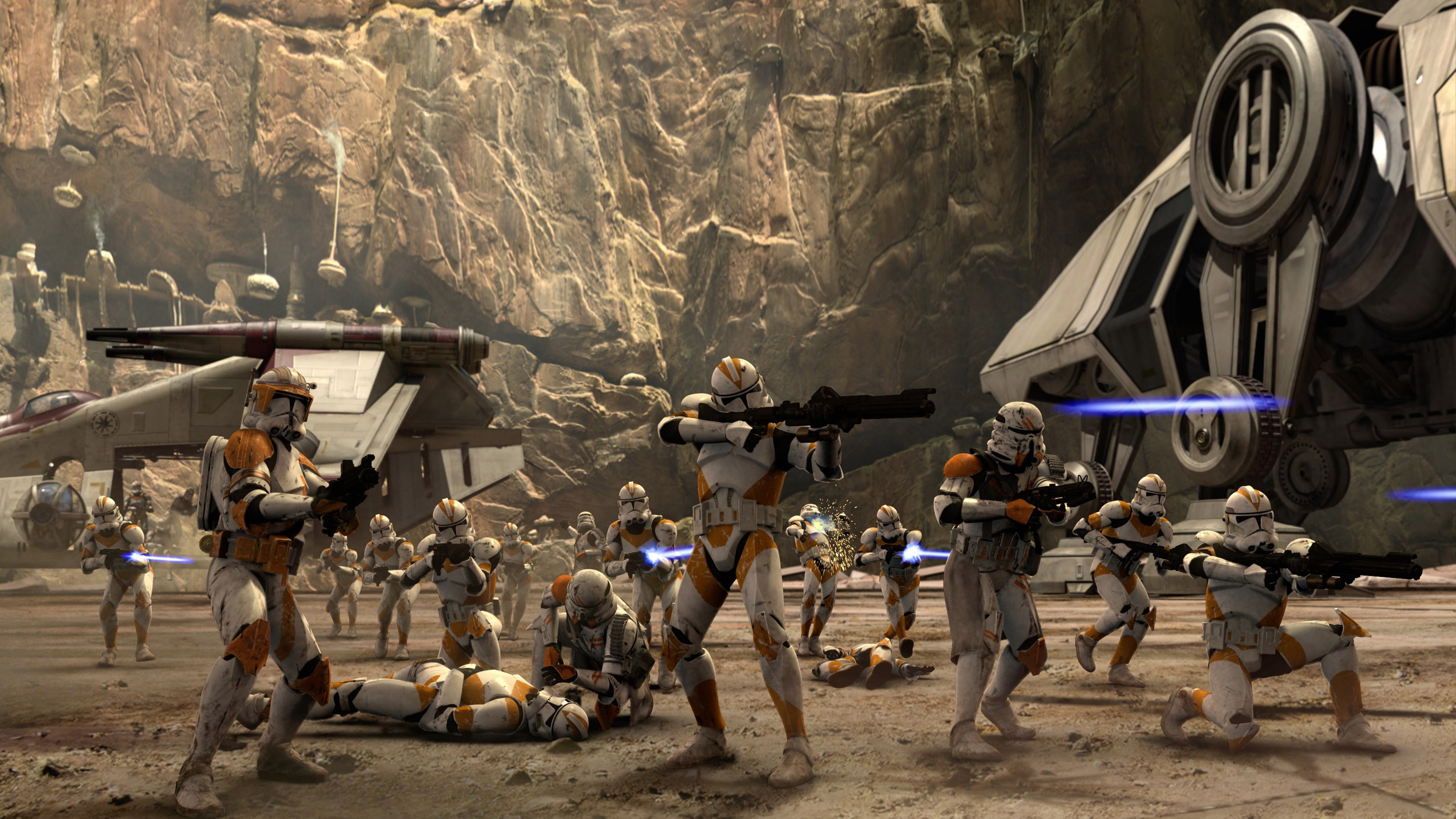 Star Wars Attack Battalion's Military Unit Of Branch Officers Who Serve The Galactic Republic., Wallpaper13.com