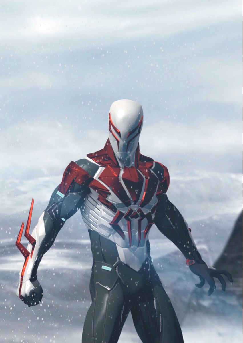 Spider Man 2099 White Wallpaper IPhone