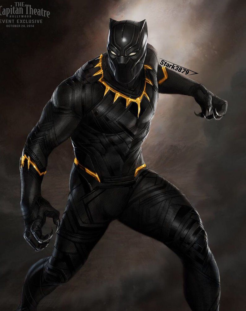 Black Panther W Gold In The Suit. Black Panther Marvel, Black Panther Art, Black Panther Image