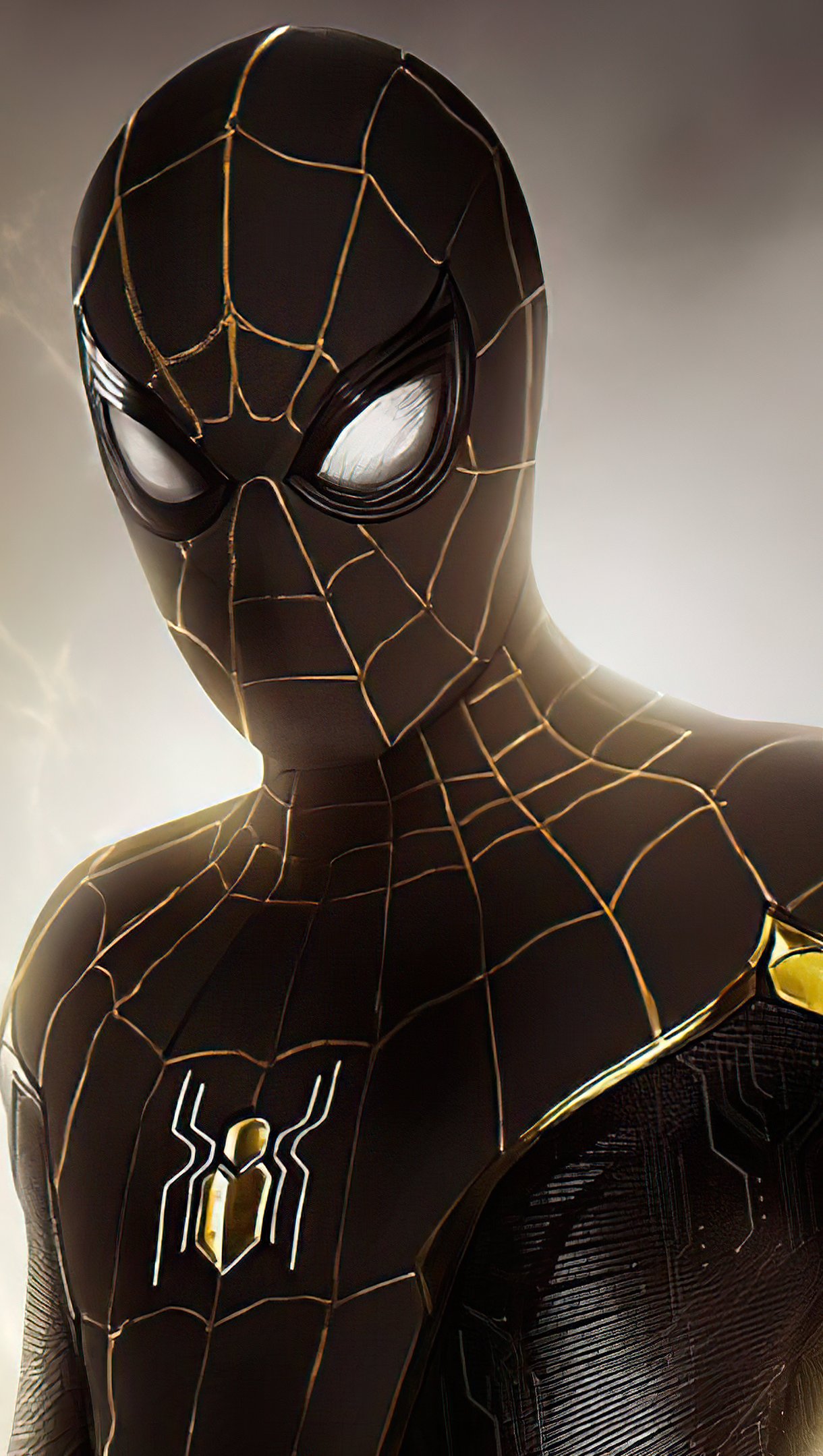 Spider Man black and gold suit Wallpaper 4k Ultra HD