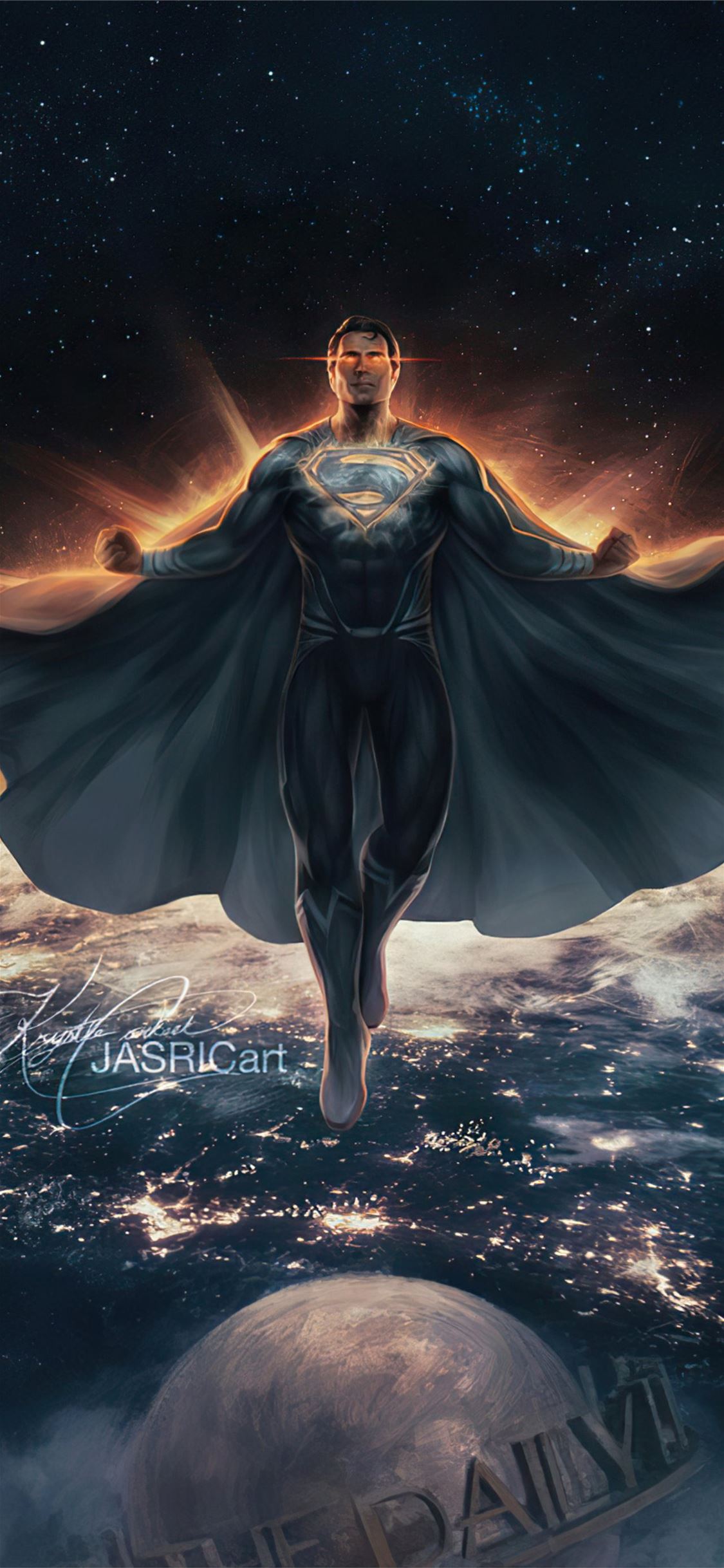 justice league zack superman black suit 4k iPhone 11 Wallpaper Free Download