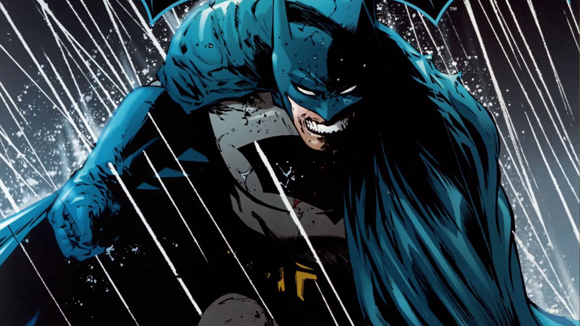 Batman Blue and Grey HD Wallpaper Free Batman Blue and Grey HD Background