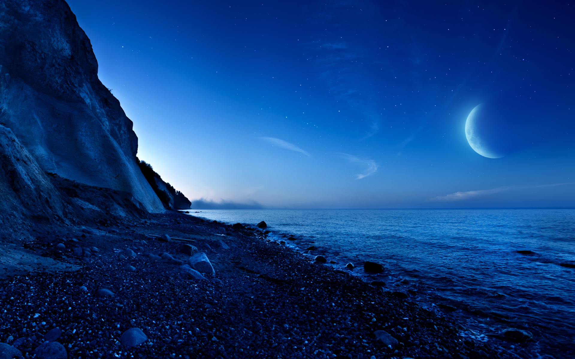 Free download full moon over the sea HD wallpaper 1920x1080 [1920x1200] for your Desktop, Mobile & Tablet. Explore Moon Over Ocean Wallpaper. Moon Over Ocean Wallpaper, Moon Wallpaper, Moon Wallpaper