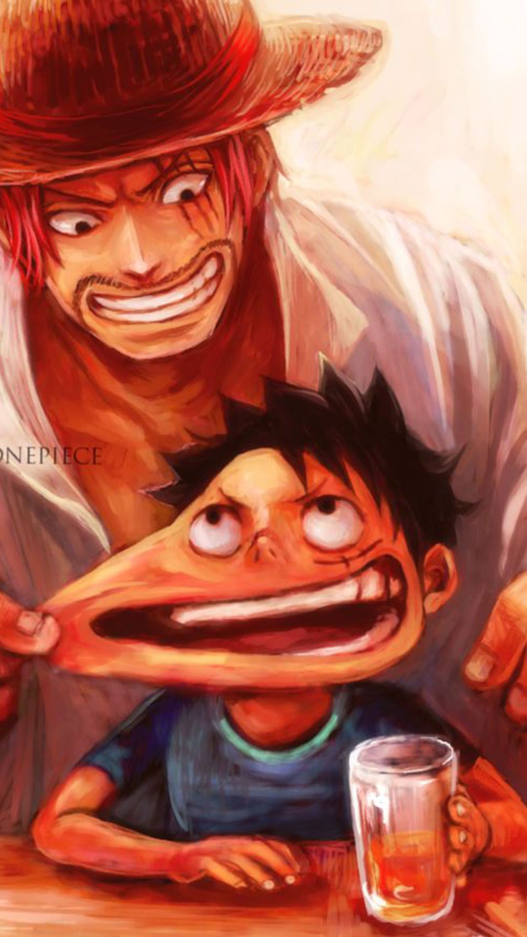 Can anyone give me their wallpapers of luffy and ace or shanks | One Piece  Amino