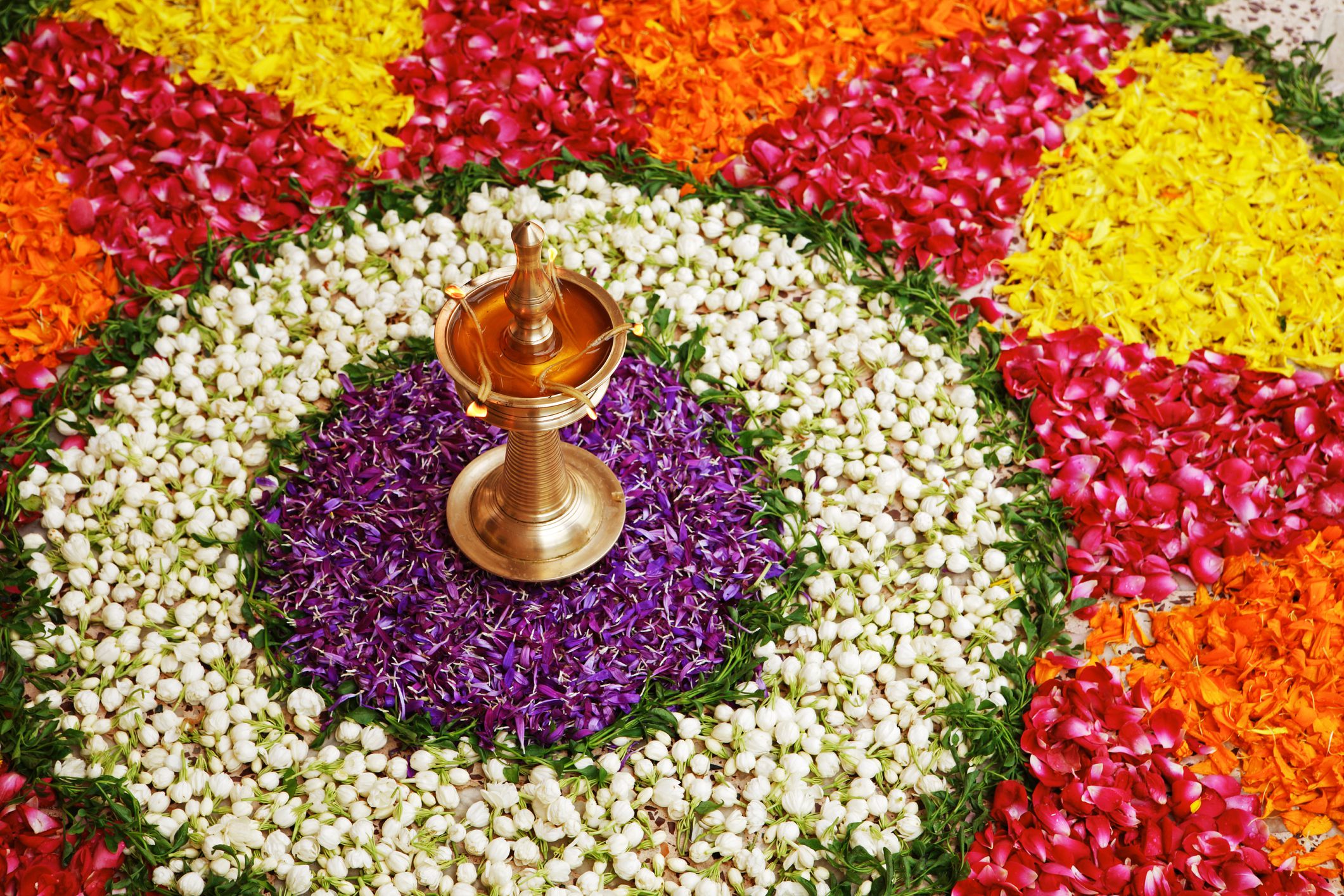 Colorful Picture of Kerala's Onam Festival