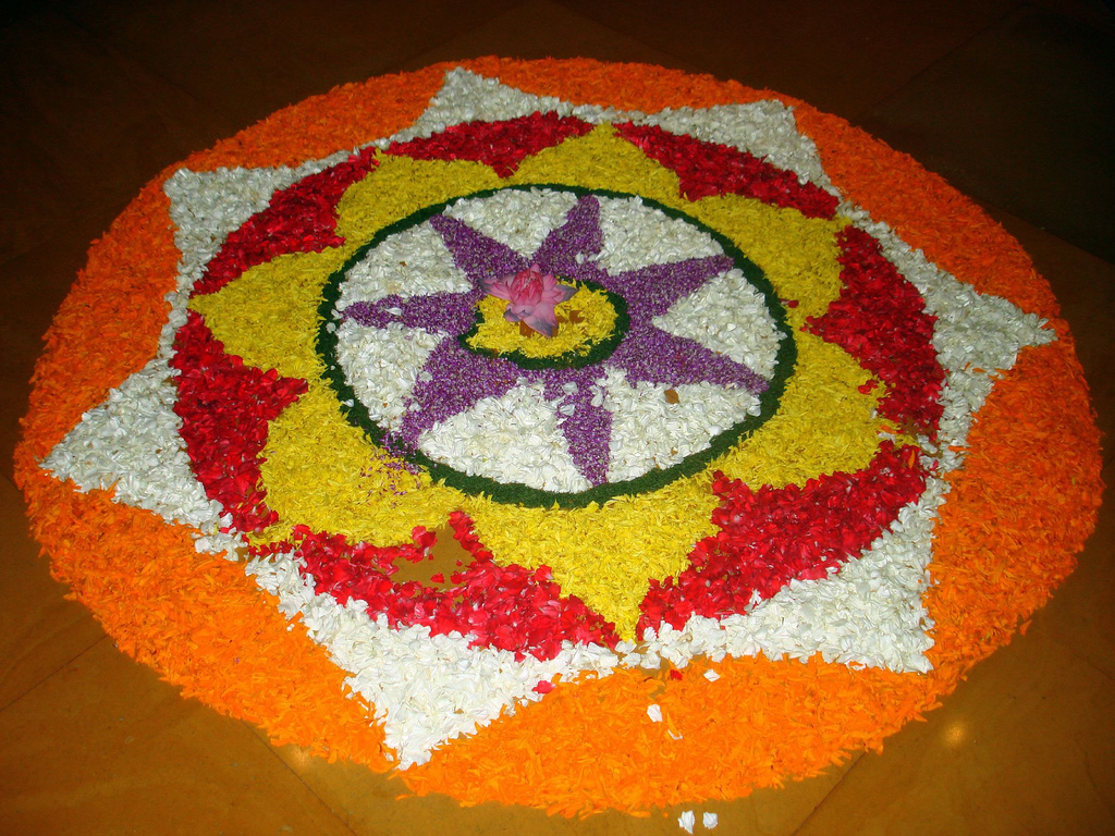 all new pix1: Wallpaper Onam Pookalam
