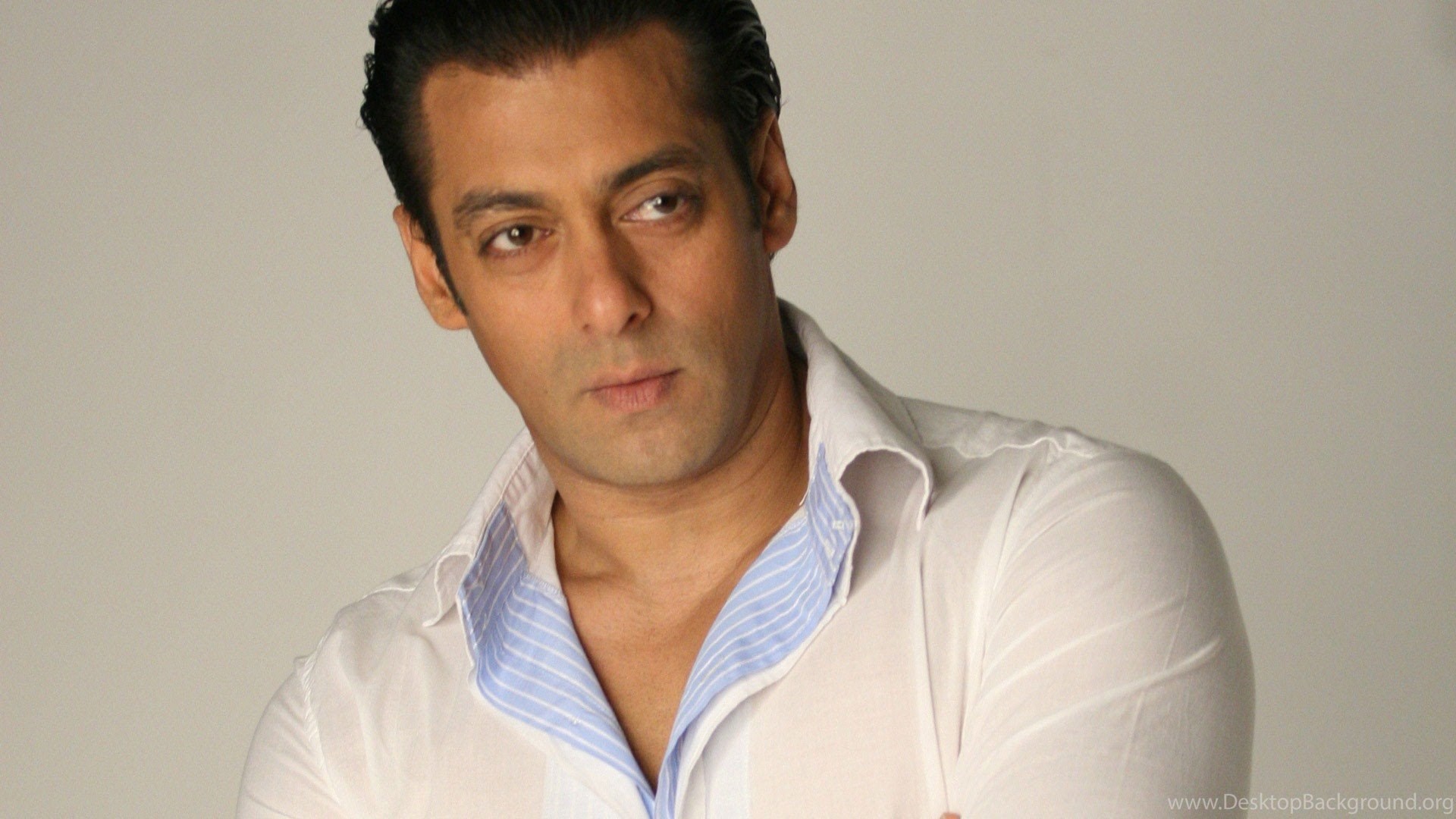 Hero Salman Khan In White Shirt HD Wallpaper Desktop Background
