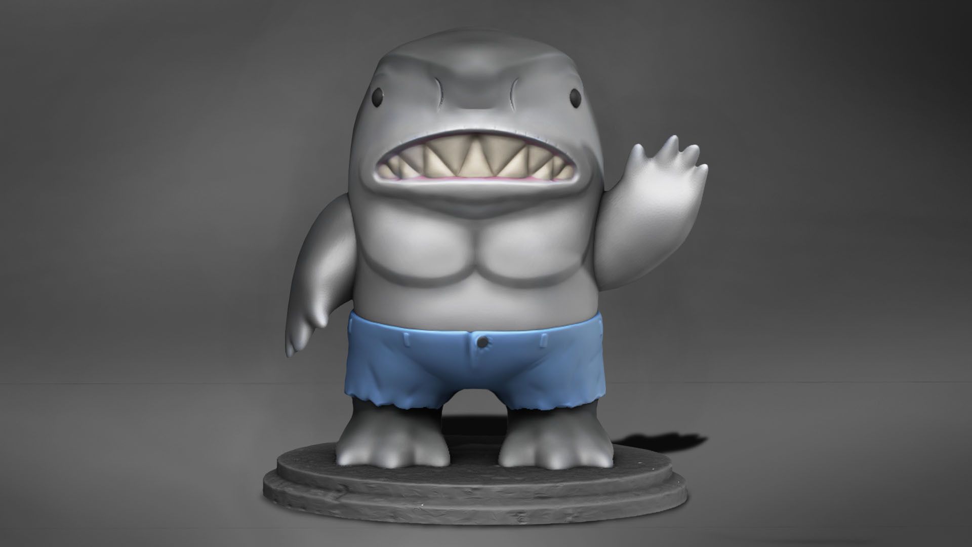 Download STL file King Shark • 3D printable object ・ Cults