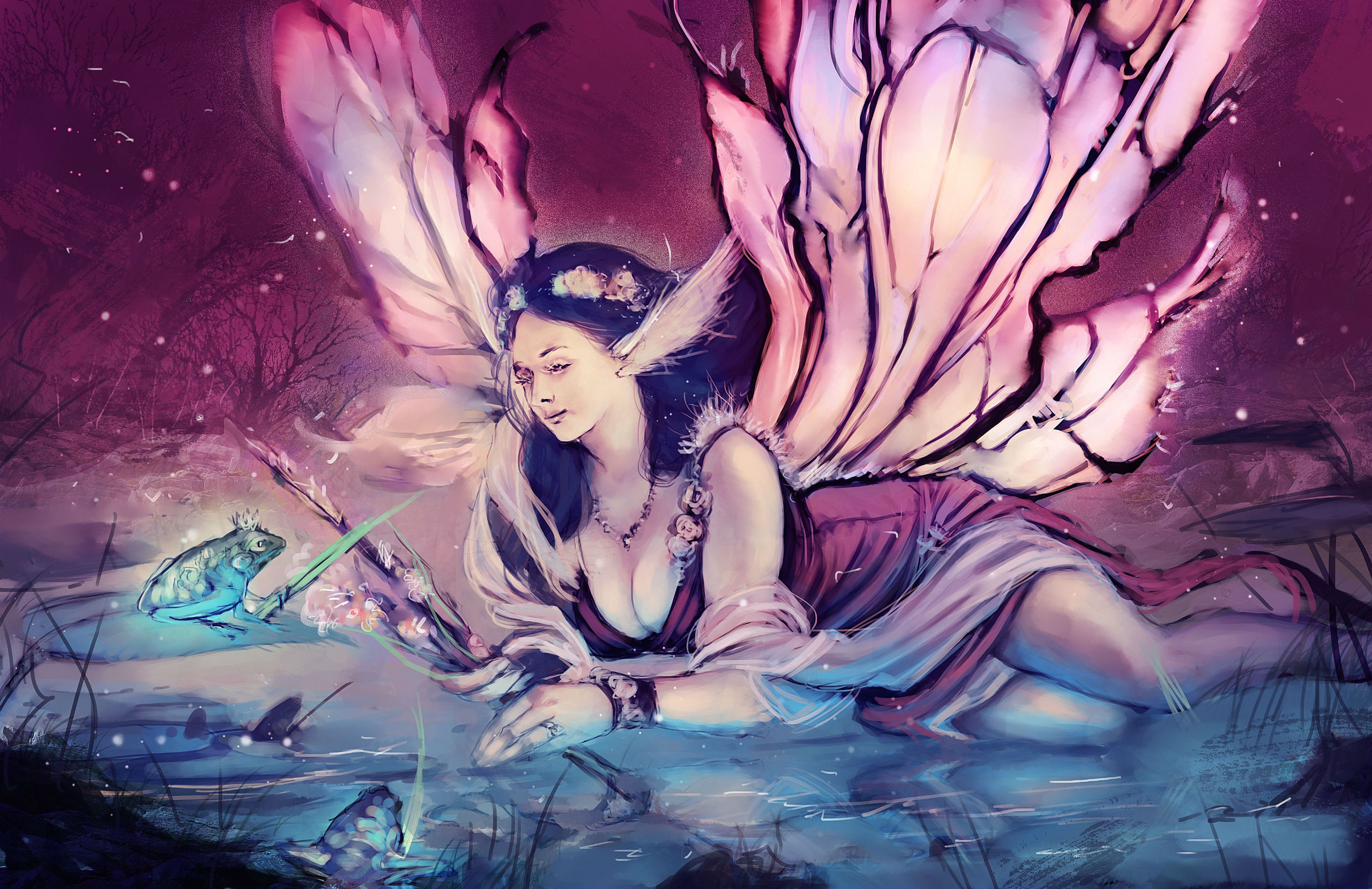 Fairies Wings Fantasy Girls fairy wallpaperx1660