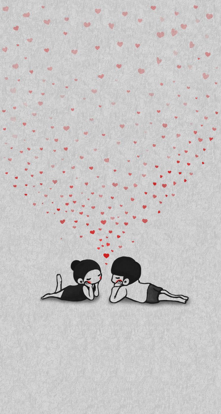 soso&haru contact 2 by 잉영주 on Grafolio. Love wallpaper romantic, Cute couple wallpaper, Cute love cartoons