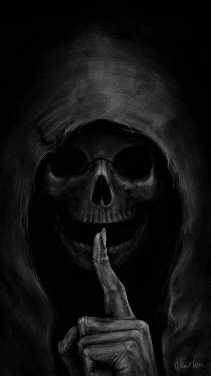 Download Skull hoodie wallpaper by Plsntlyplump now. Browse millions of popu. Black skulls wallpaper, Skull wallpaper, Dark wallpaper iphone