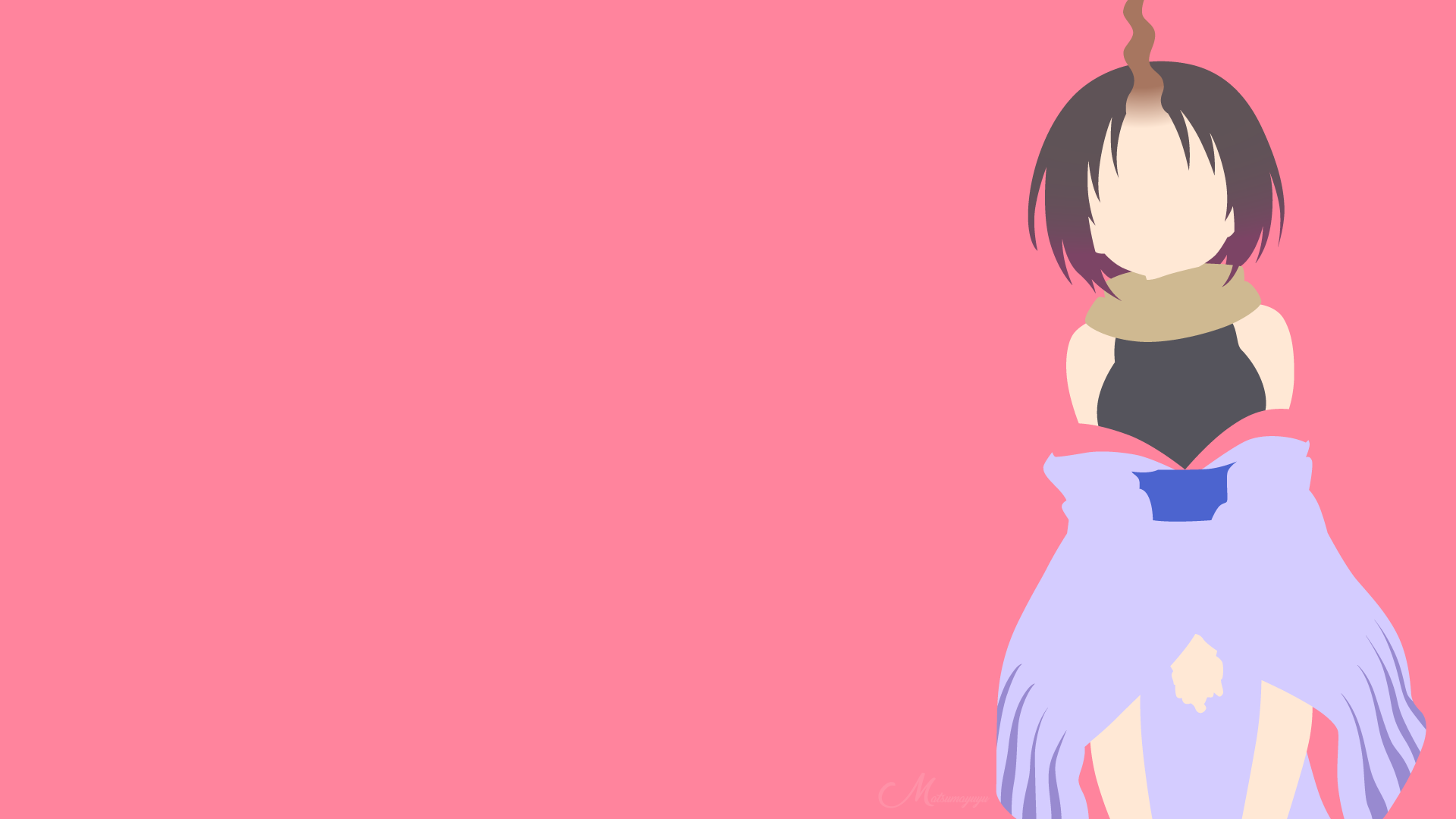 1920x1080 Elma (Miss Kobayashis Dragon Maid) wallpaper PNG