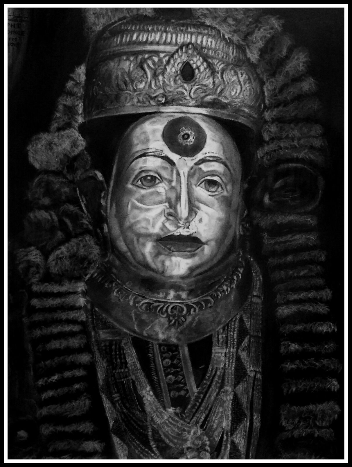google A3 size pencil sketch ( aai ekveera) #prashant dhole #sketch. Photohop digital background, Background image hd, Phone wallpaper