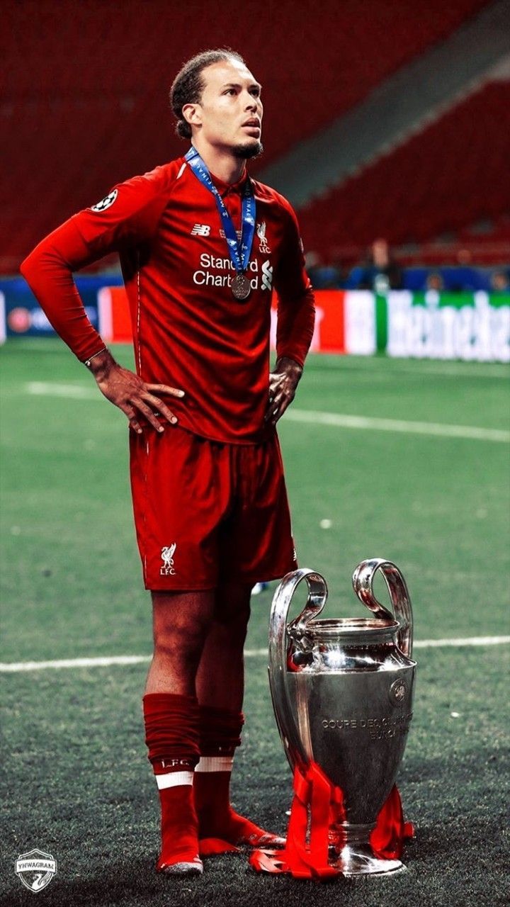 Virgil van Dijk HD Wallpaper. Liverpool champions, Liverpool champions league, Liverpool team