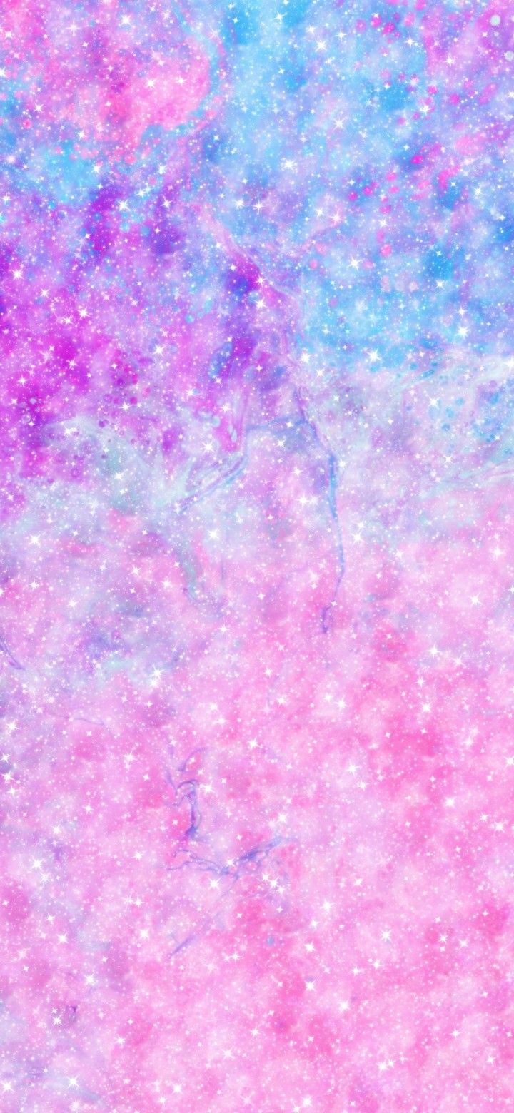 pink and blue sparkles background