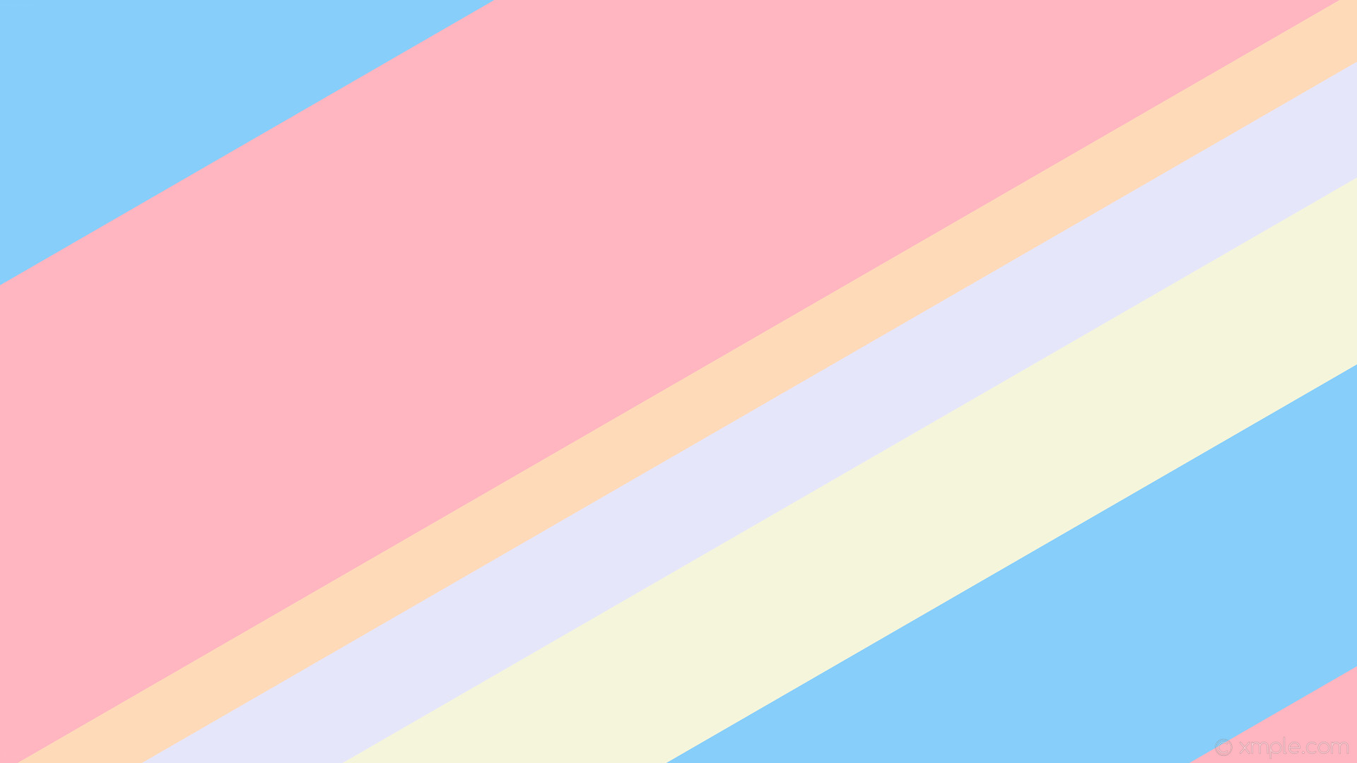 Pink Purple and Blue