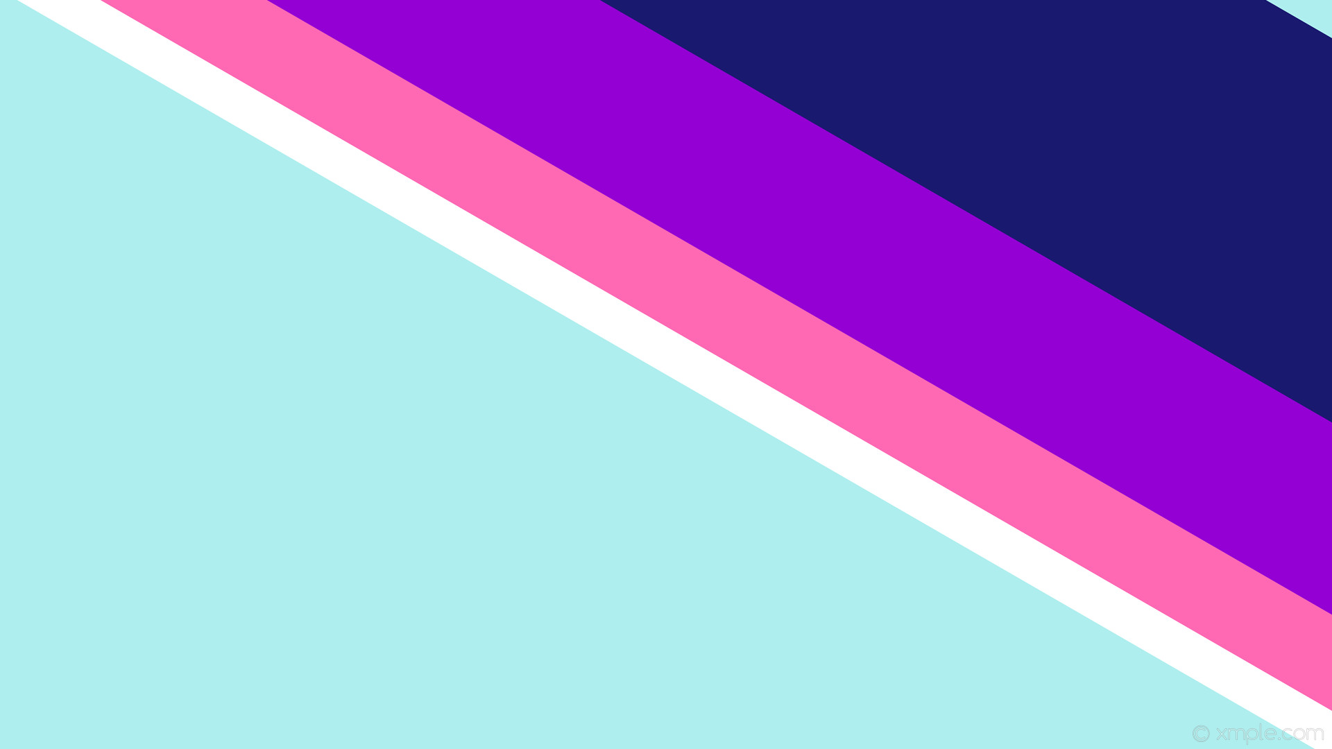 Pink Purple and Blue