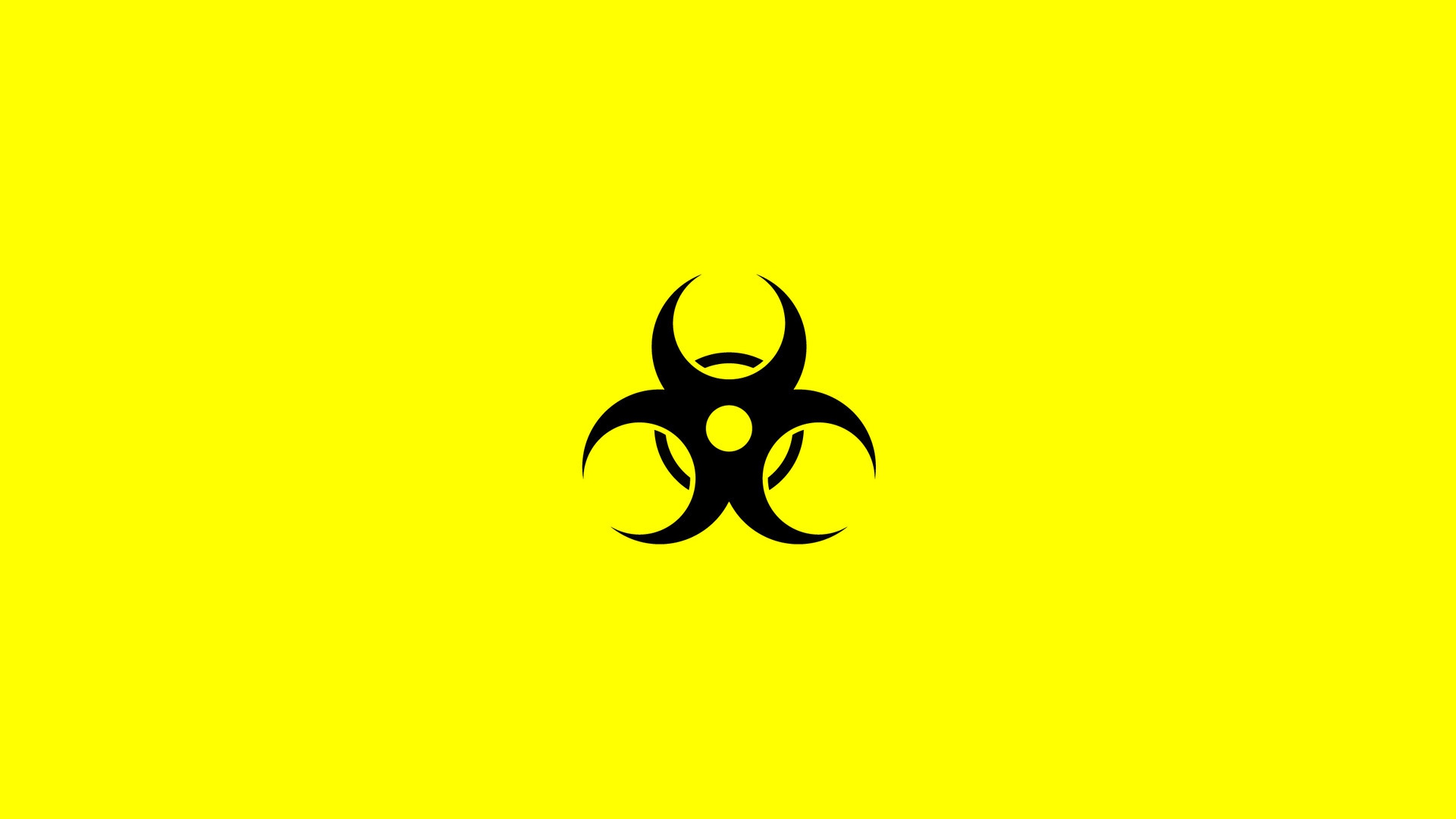 Biohazard Symbol HD Wallpaper
