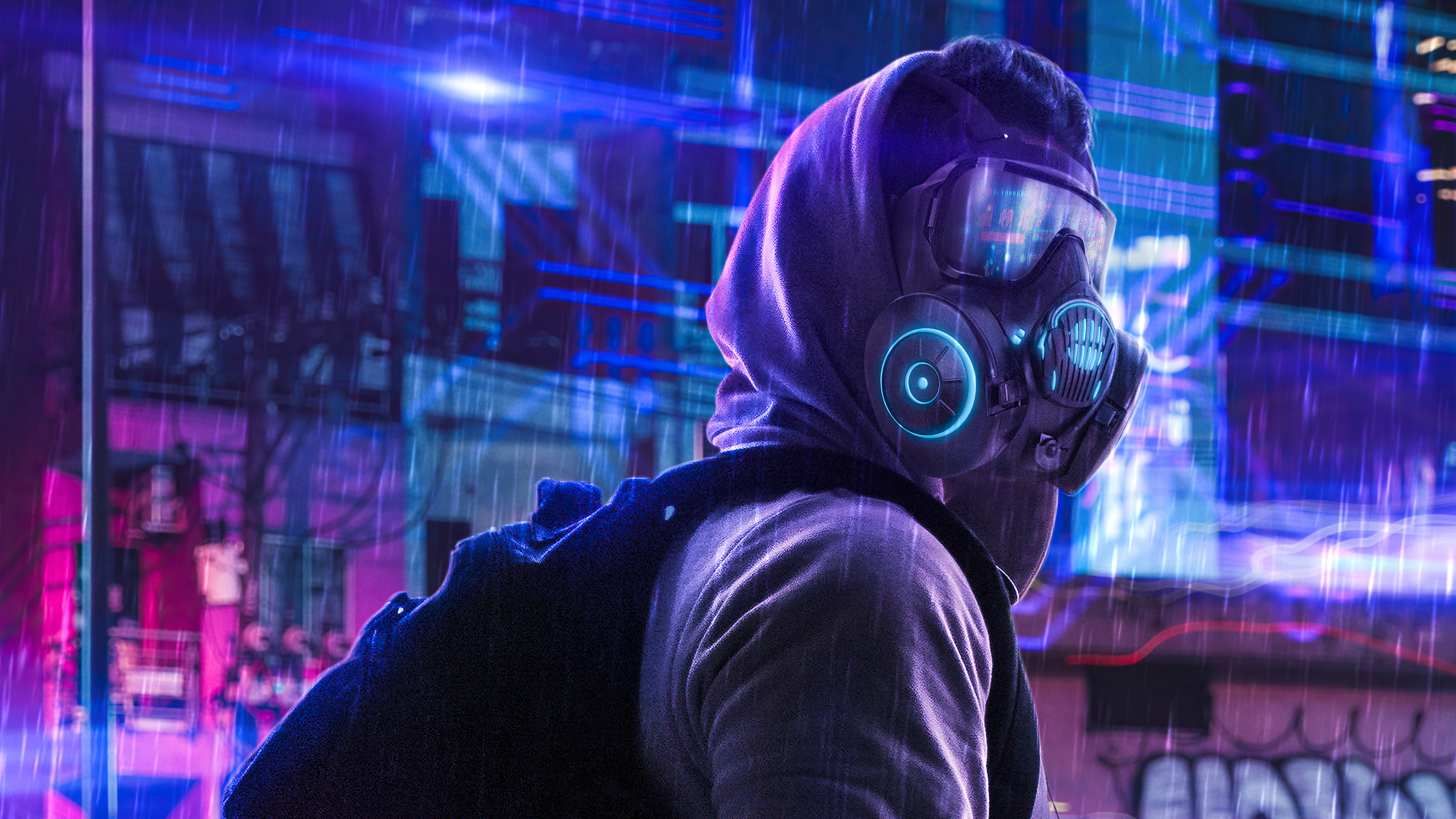 Toxic Mask Boy 4k, HD Artist, 4k Wallpaper, Image, Background, Photo and Picture