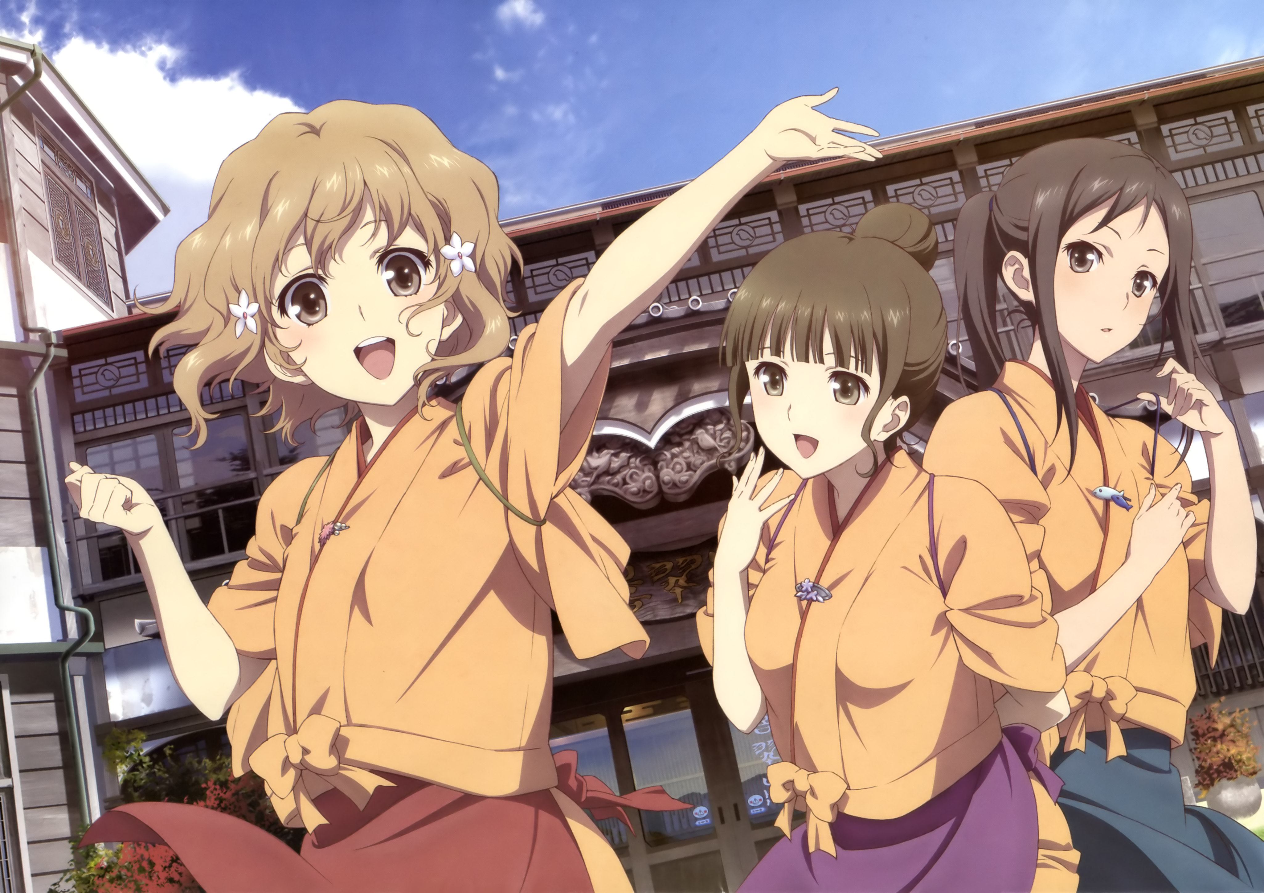 Hanasaku Iroha (The Colors Of The Blooming) Wallpaper Anime Image Board