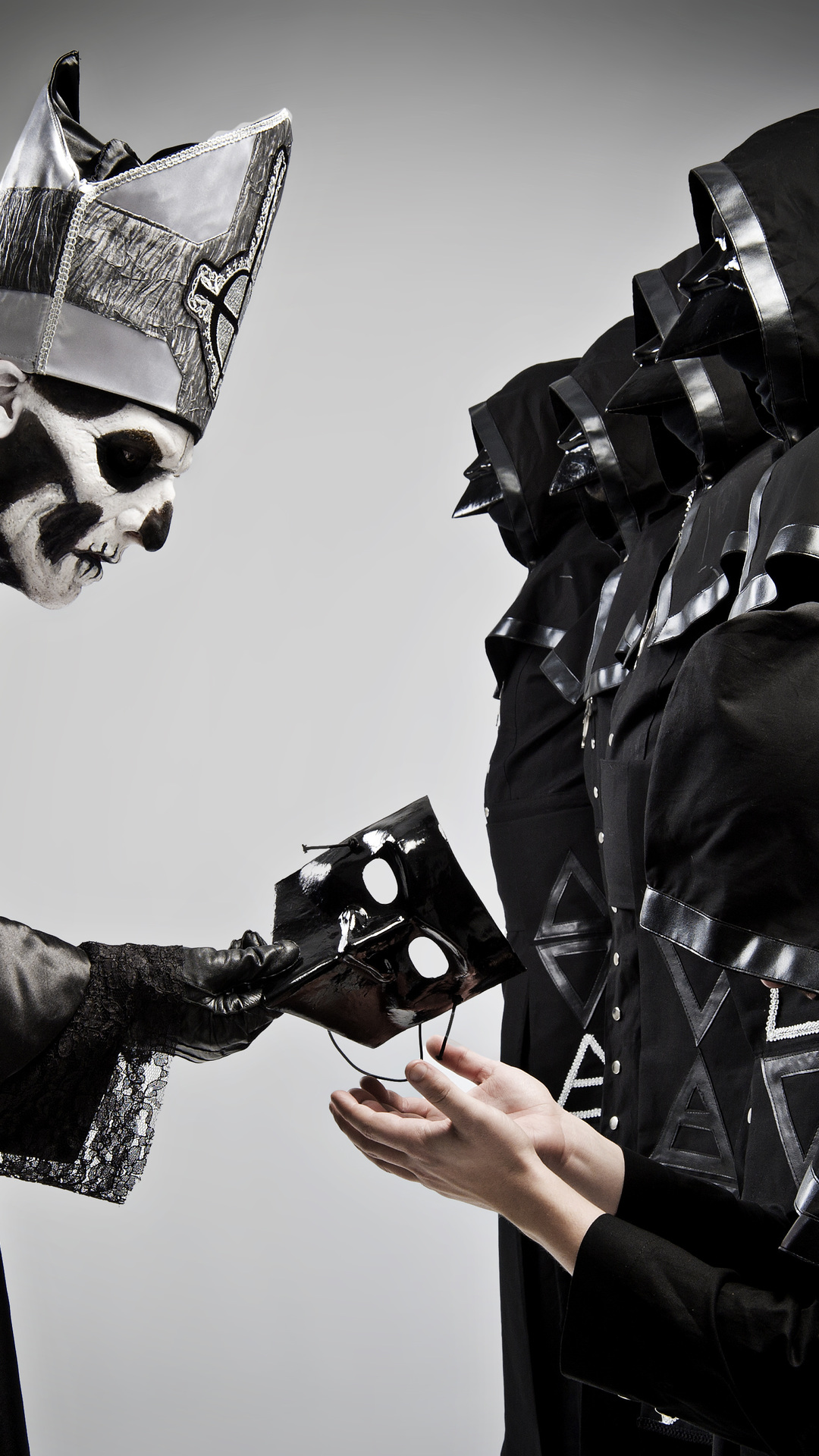 Ghost, Mask, Nameless Ghouls, Dedication, Papa Emeritus HD Wallpaper