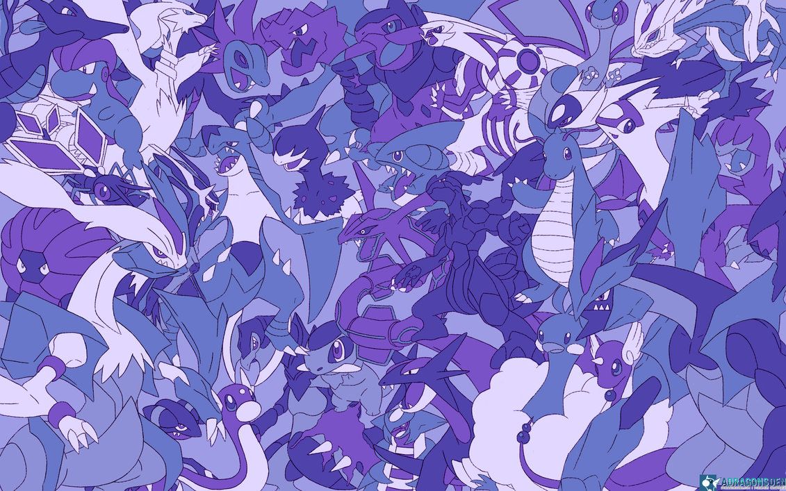 Every Dragon Pokemon Wallpaper. Dragon type pokemon, Dark type pokemon, Pokemon dragon