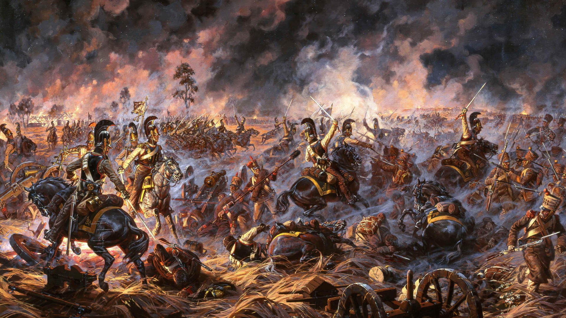 war, battles, artwork, Napoleonic Wars wallpaper