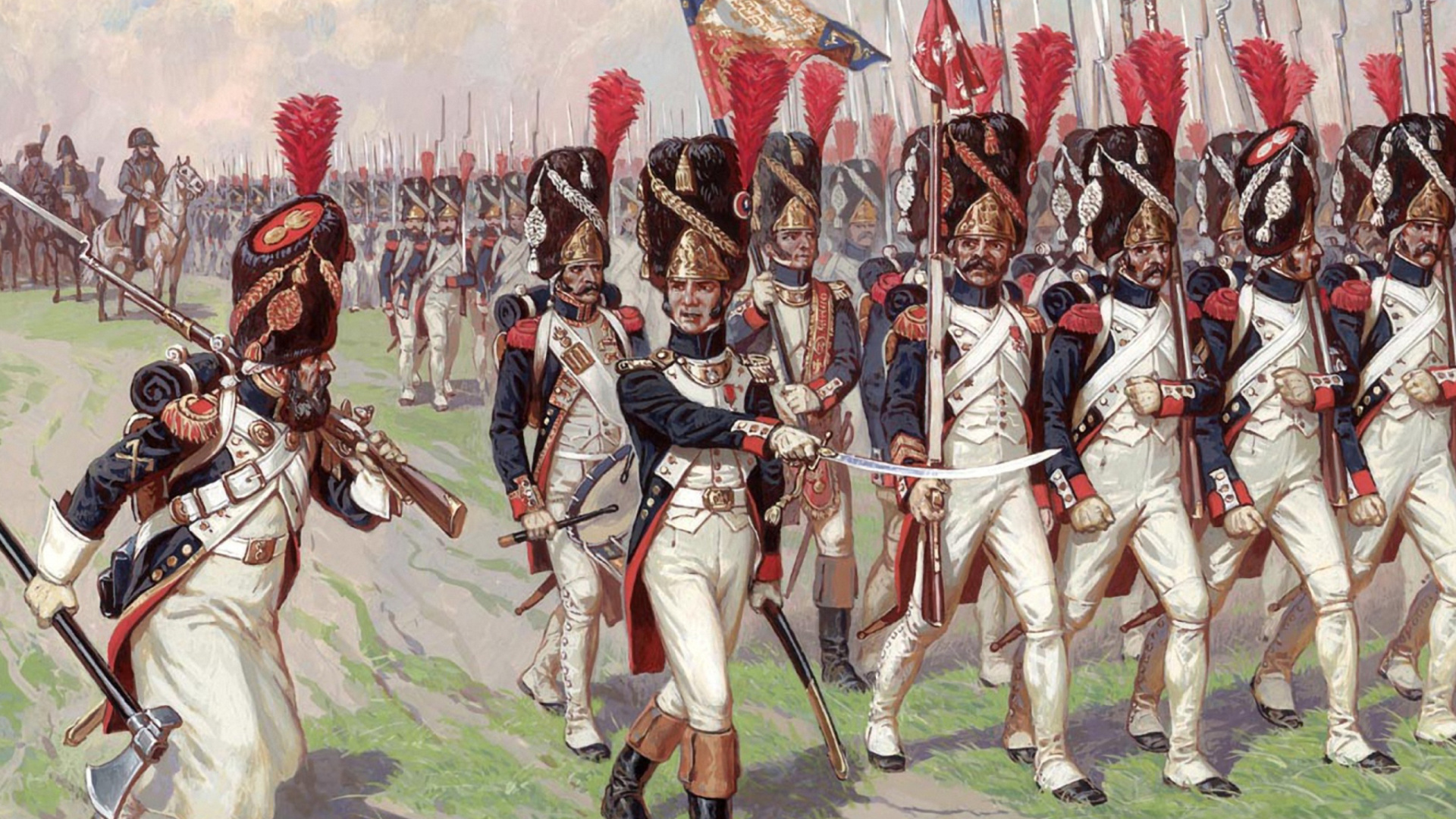 Napoleonic Wars Old Guard Wallpaper for Deskx1080 Full HD