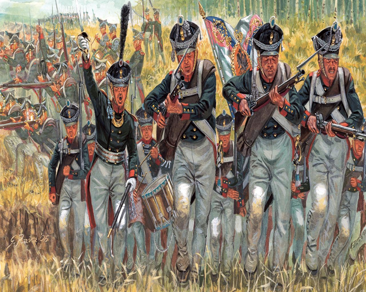 Picture Napoleonic Wars Infantry Pictorial art