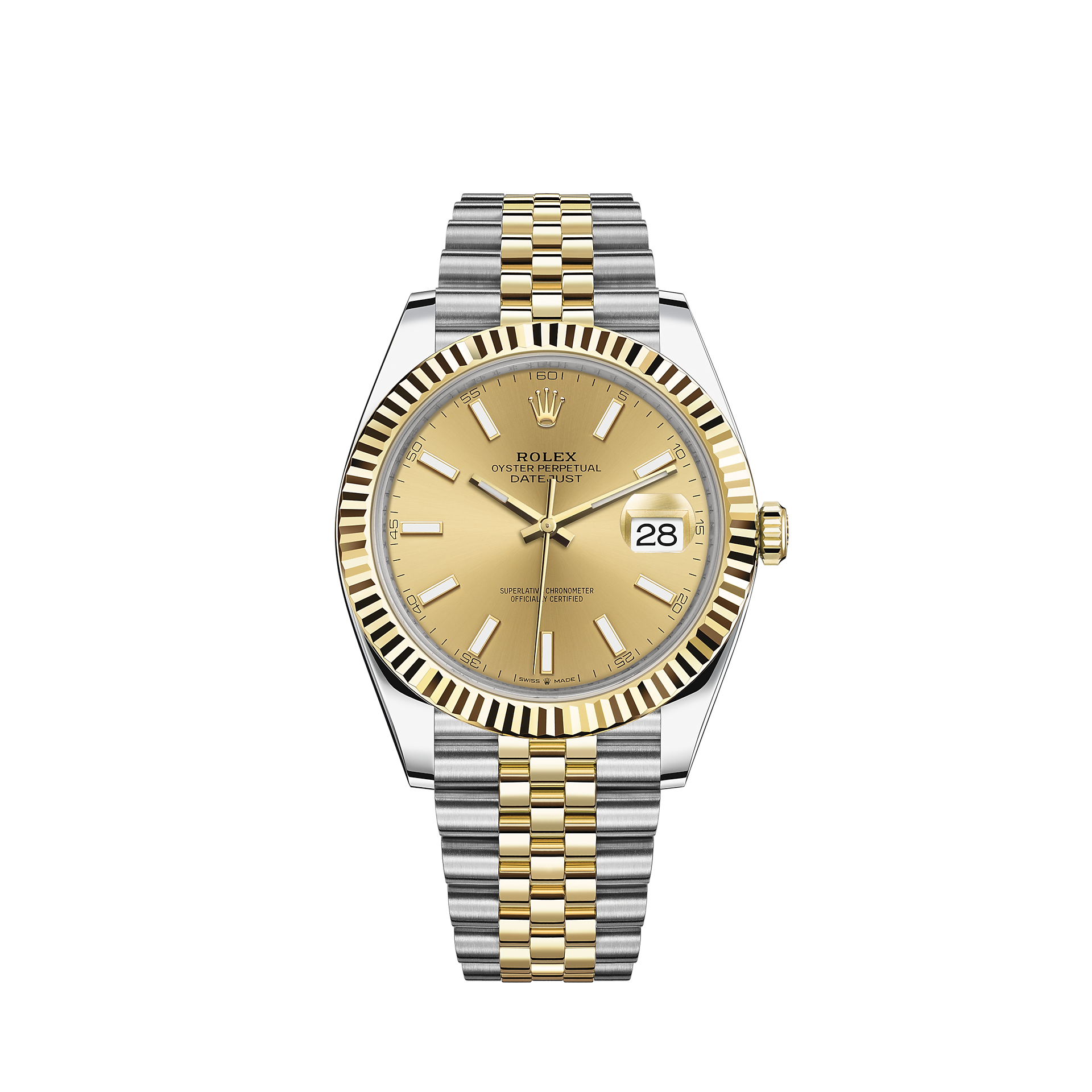 Rolex Datejust 41 Watch: Yellow Rolesor of Oystersteel and yellow gold