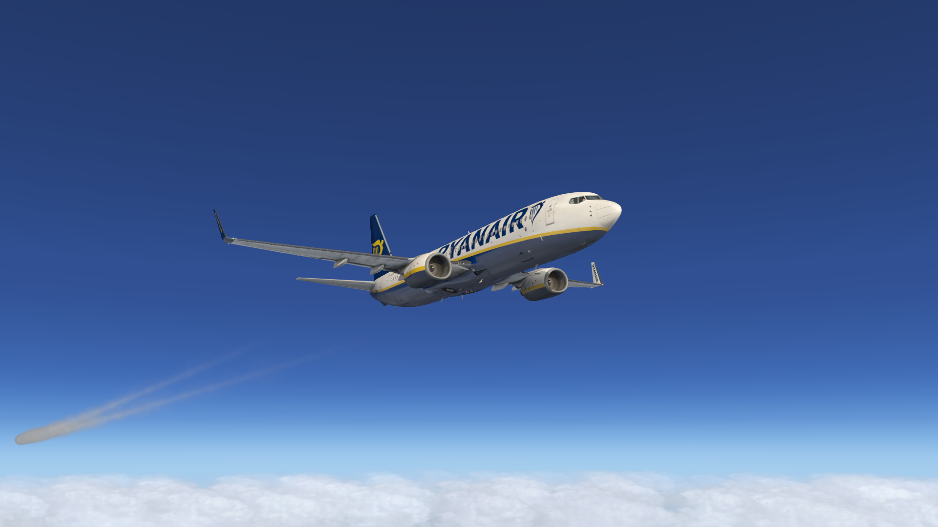 RYANAIR wallpaper for you guys, 1920x1080: xplane11