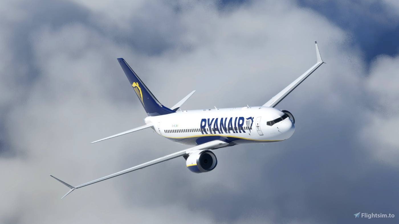 B737 800 MAX Ryanair Microsoft Flight Simulator