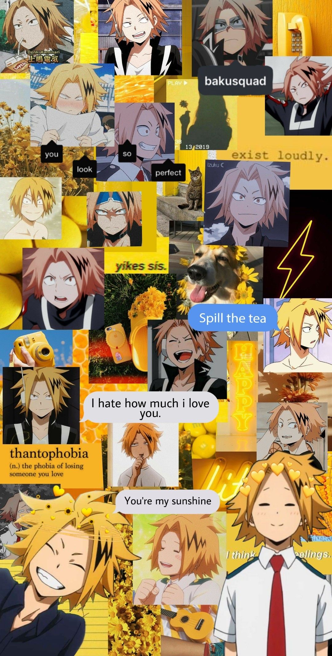 Cute Denki Kaminari Wallpapers - Wallpaper Cave