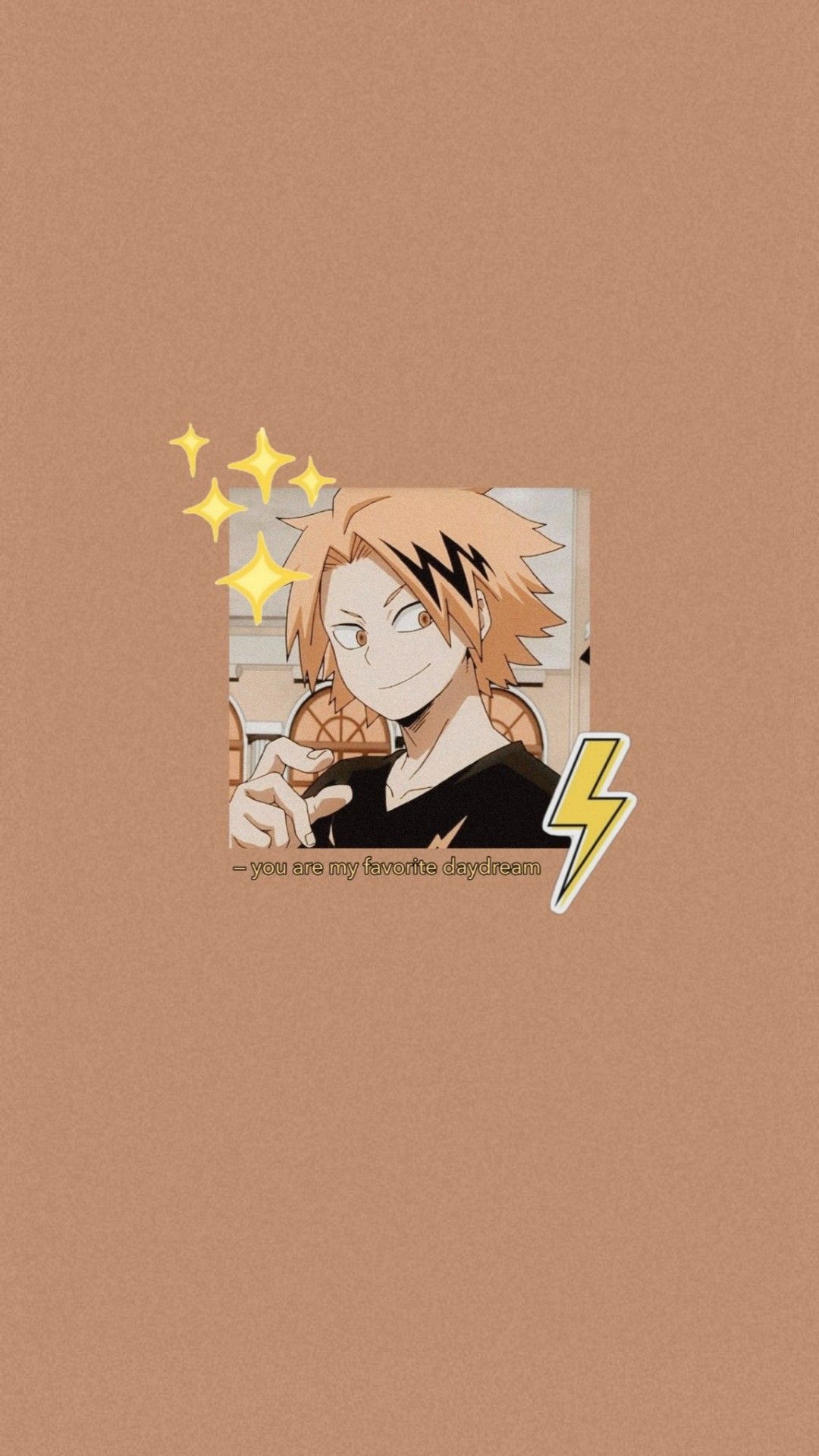 Boku no hero academia > kaminari aesthetic wallpaper⚡. Cute anime wallpaper, Anime wallpaper phone, Hero wallpaper