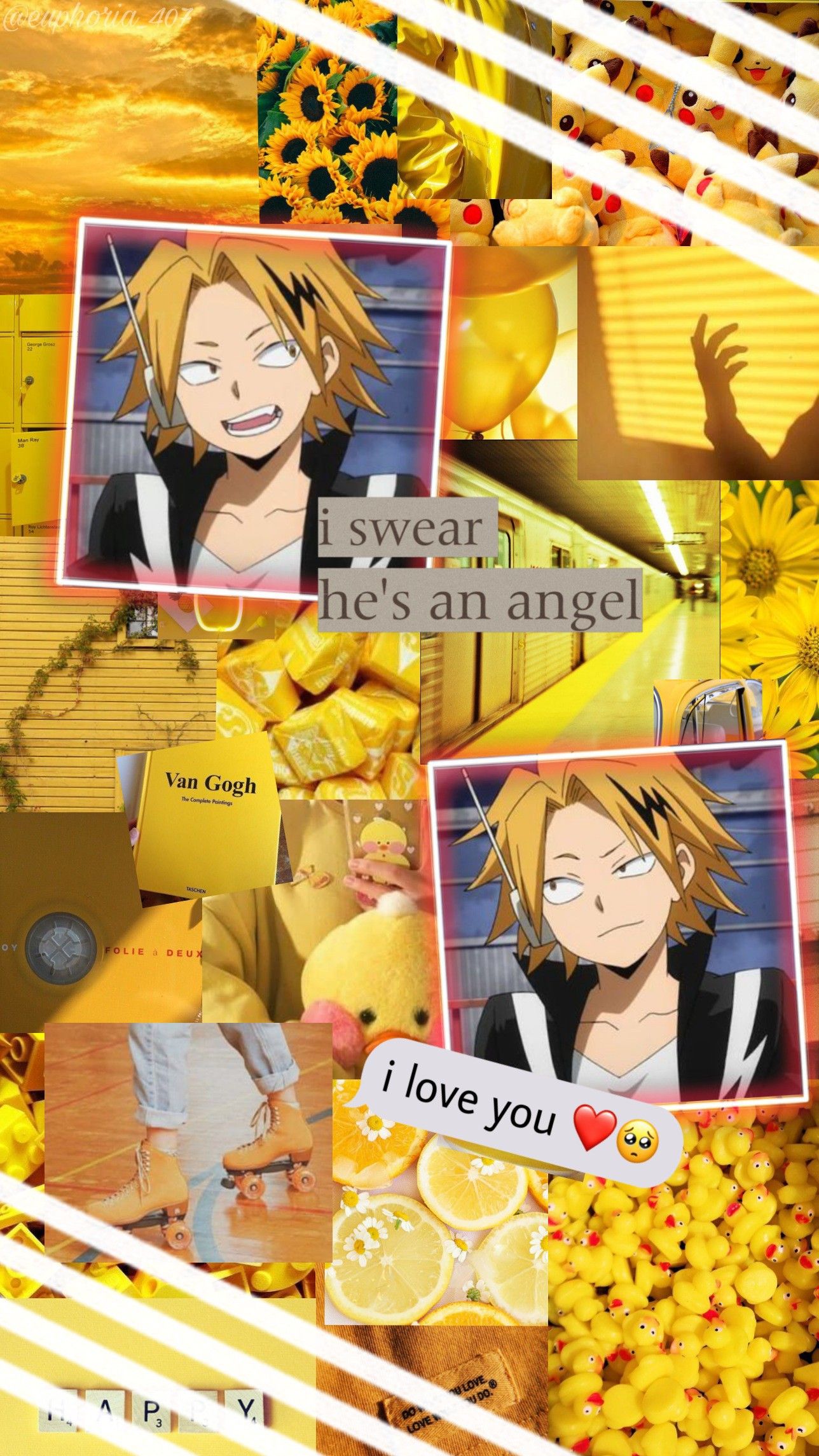 kaminari denki wallpaper. Anime wallpaper iphone, Anime artwork wallpaper, Cute wallpaper