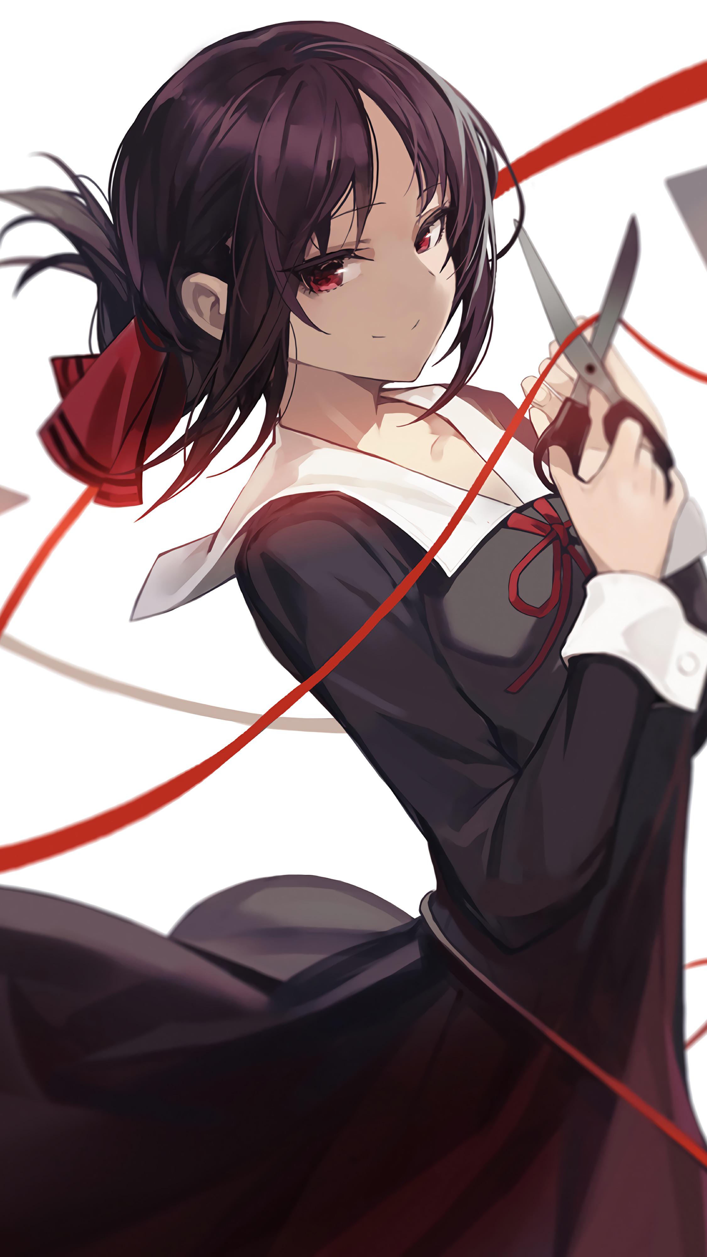 Red String Of Fate Kaguya Shinomiya❤️[Kaguya Sama: Love Is War] (2250x4000): Animewallpaper