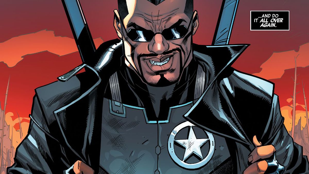 Marvel's Avengers book pits Blade against Dracula in the arena politics?