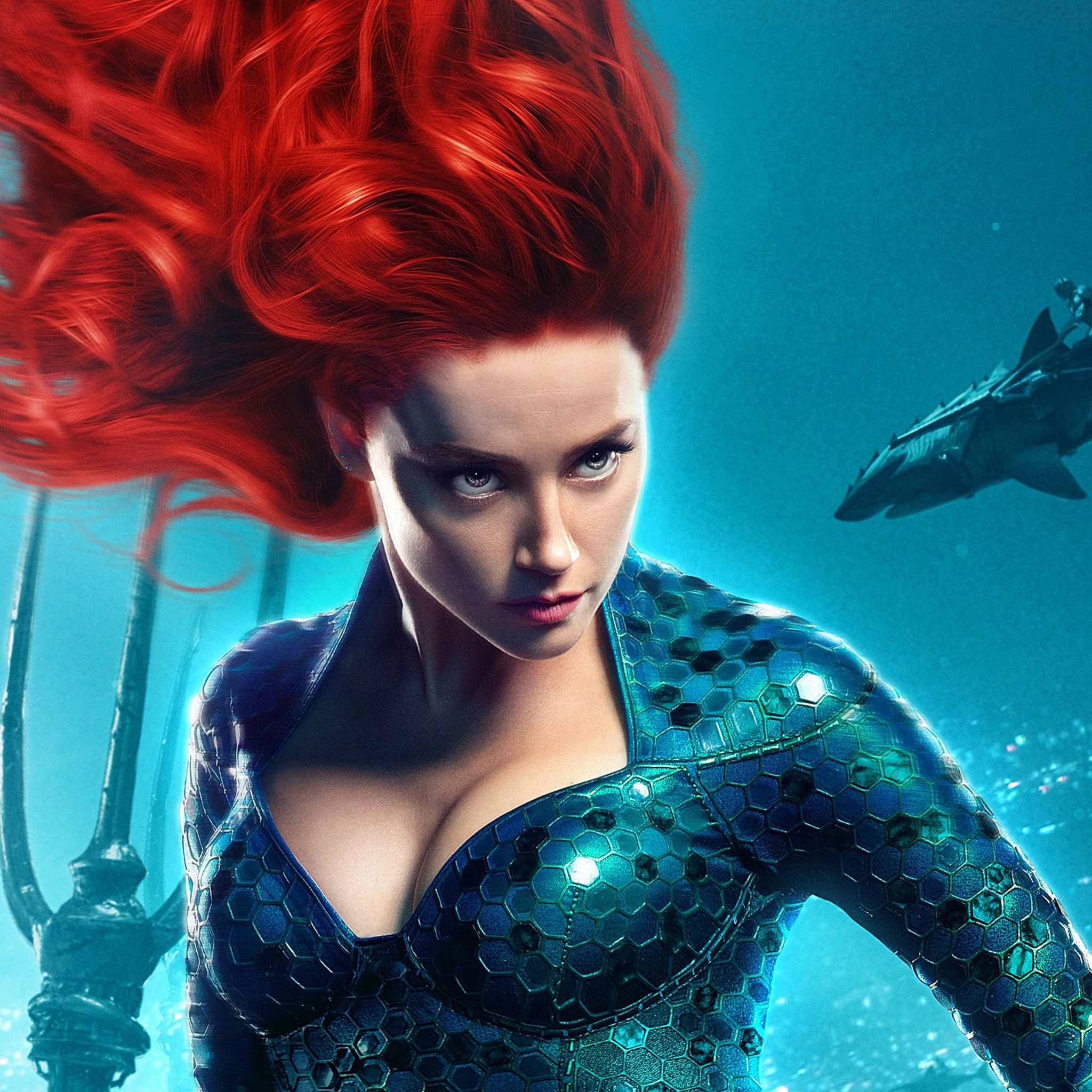 Amber Heard As Princess Mera In Aquaman Movie iPad Air HD 4k Wallpaper, Image, Background, Photo and Picture