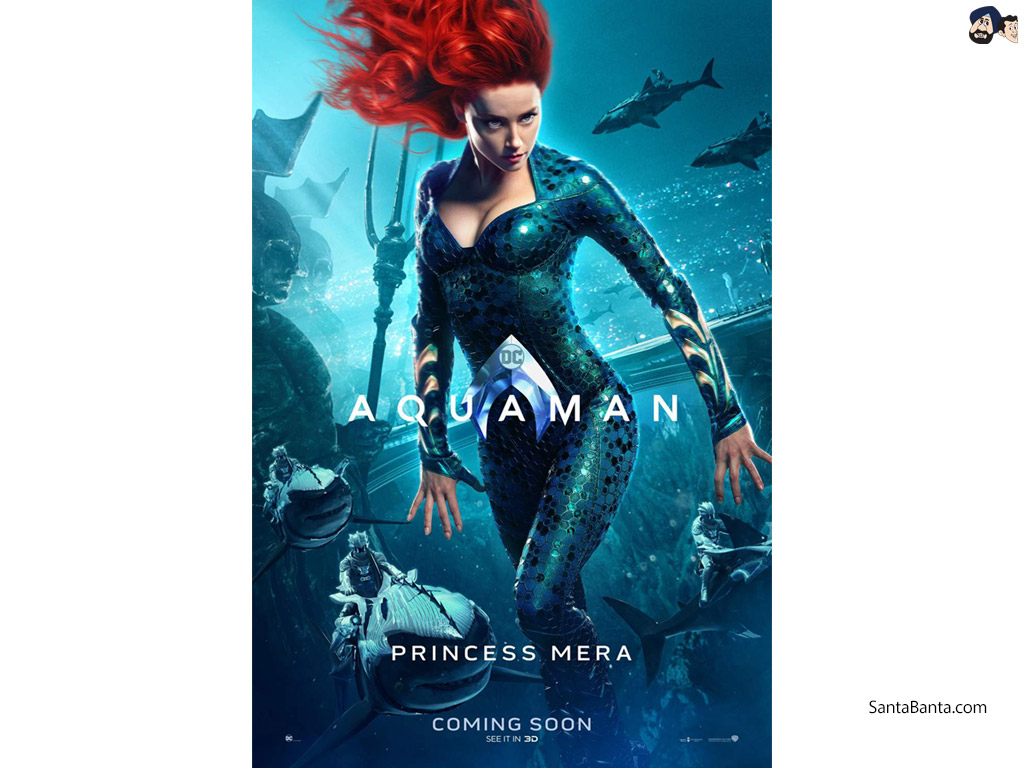 Aquaman Mera HD Poster