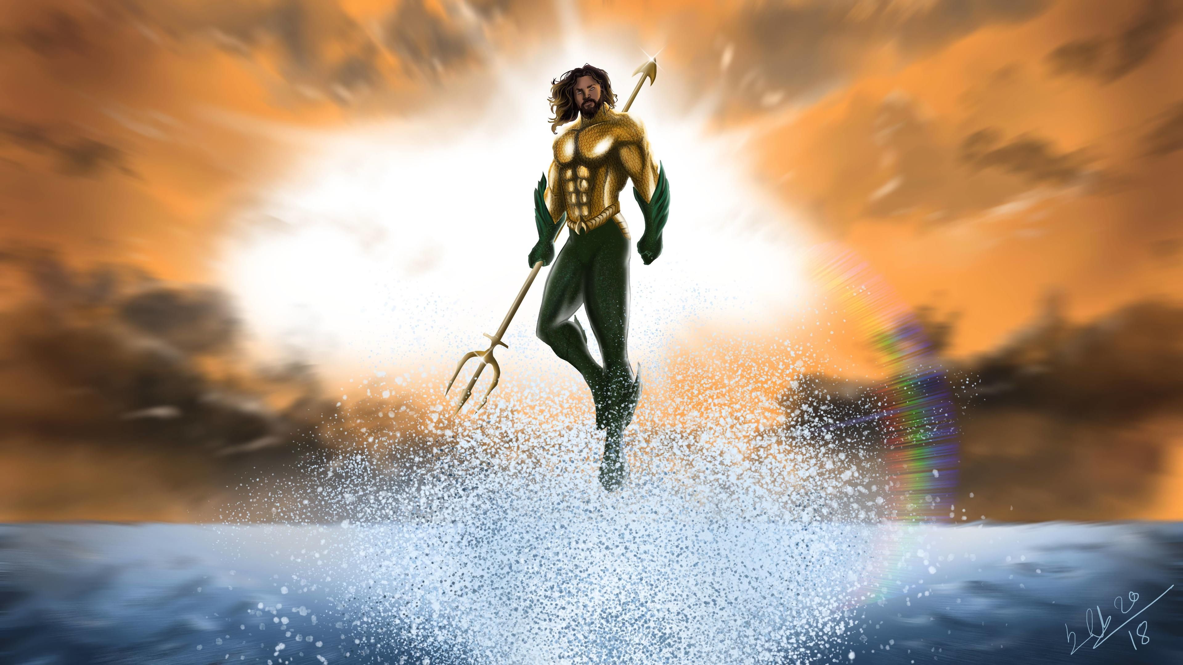Aquaman Art 4k Hd Wallpaper, Digital Art Wallpaper, Artwork Wallpaper, Aquaman Wallpaper, 8k Wallpaper, 5k Wallpaper. Aquaman Artwork, 8k Wallpaper, Aquaman